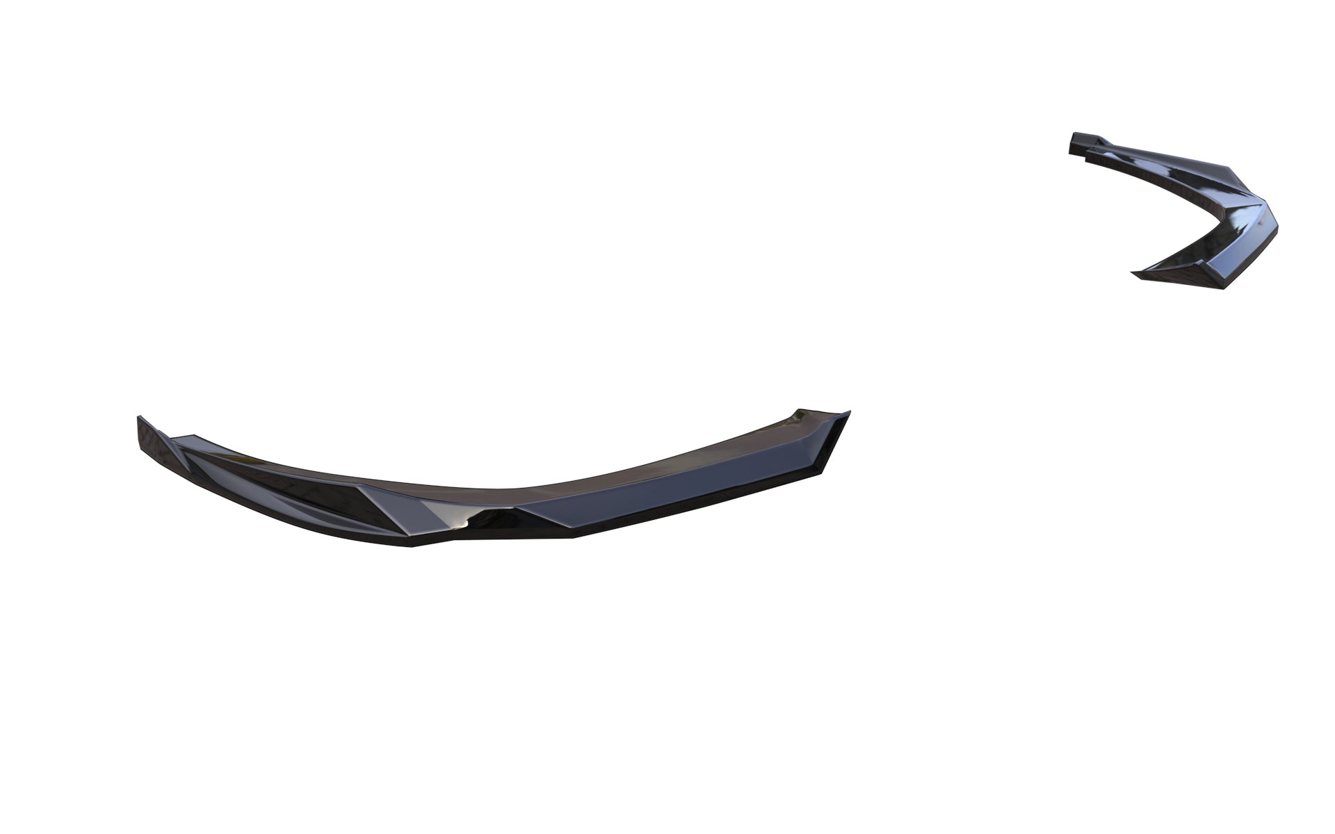 Peugeot 408 GT & Allure 2022+ Parlak Siyah Arka Flap Seti | Sportif Arka Tampon Eki