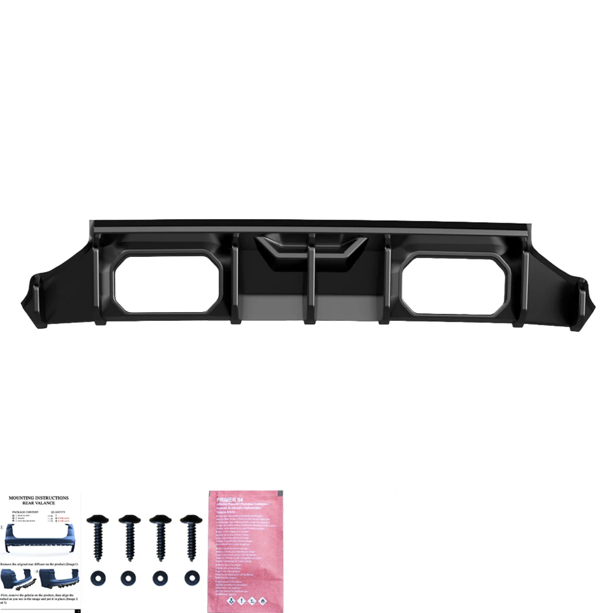 BMW M2 G87 2023+ Uyumlu Arka Difüzör Arka Tampon Eki