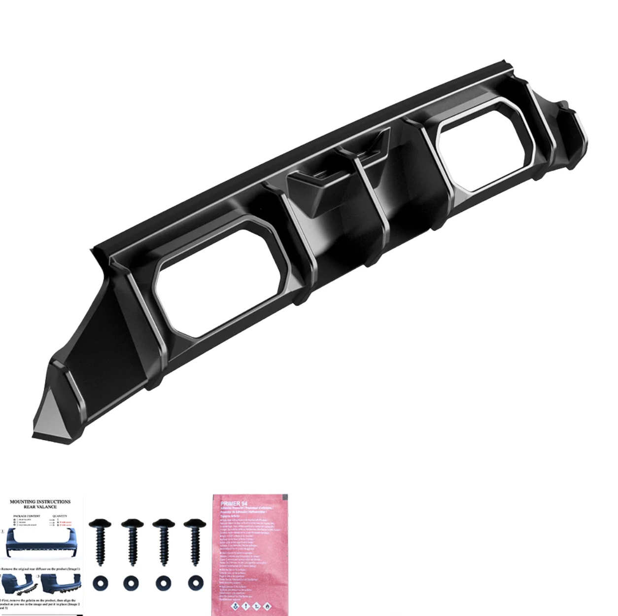 BMW M2 G87 2023+ Uyumlu Arka Difüzör Arka Tampon Eki
