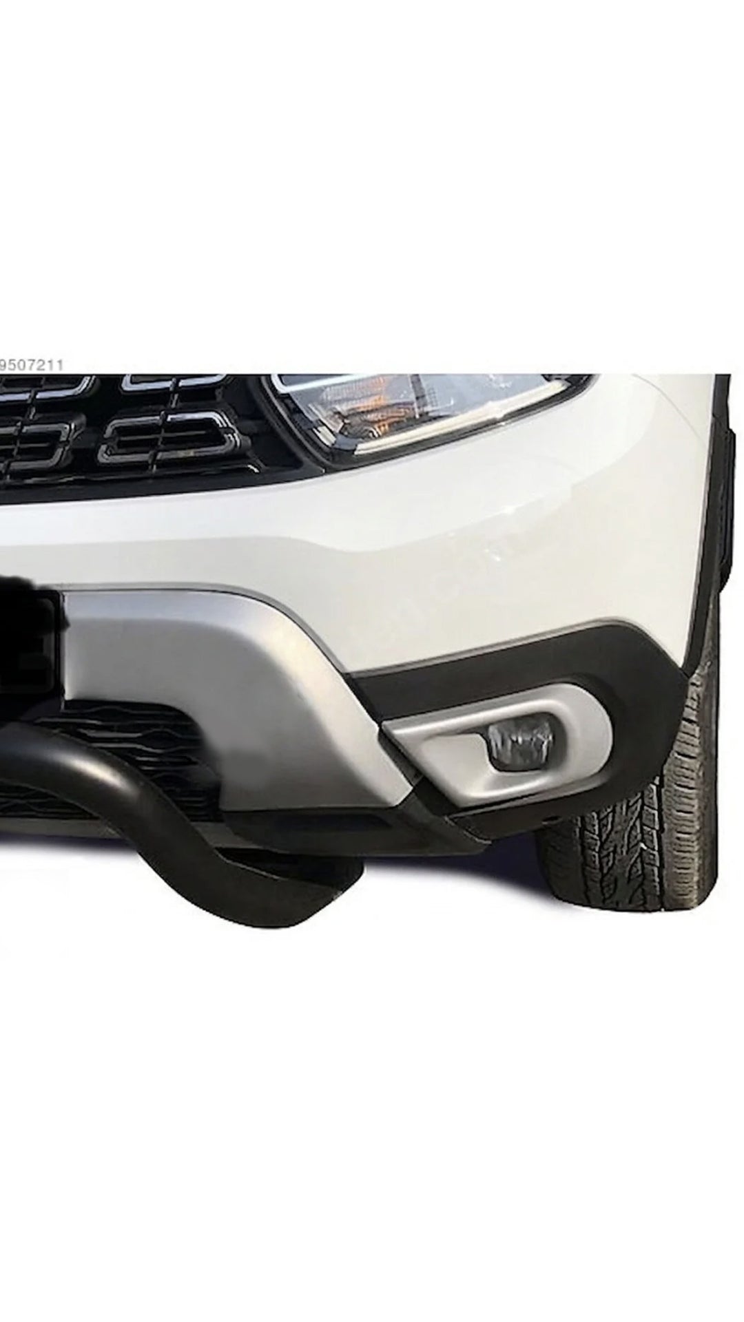 2018+Daci̇a Duster Si̇s Fari Kaplama Koruma Çerçevesi̇ Gri̇