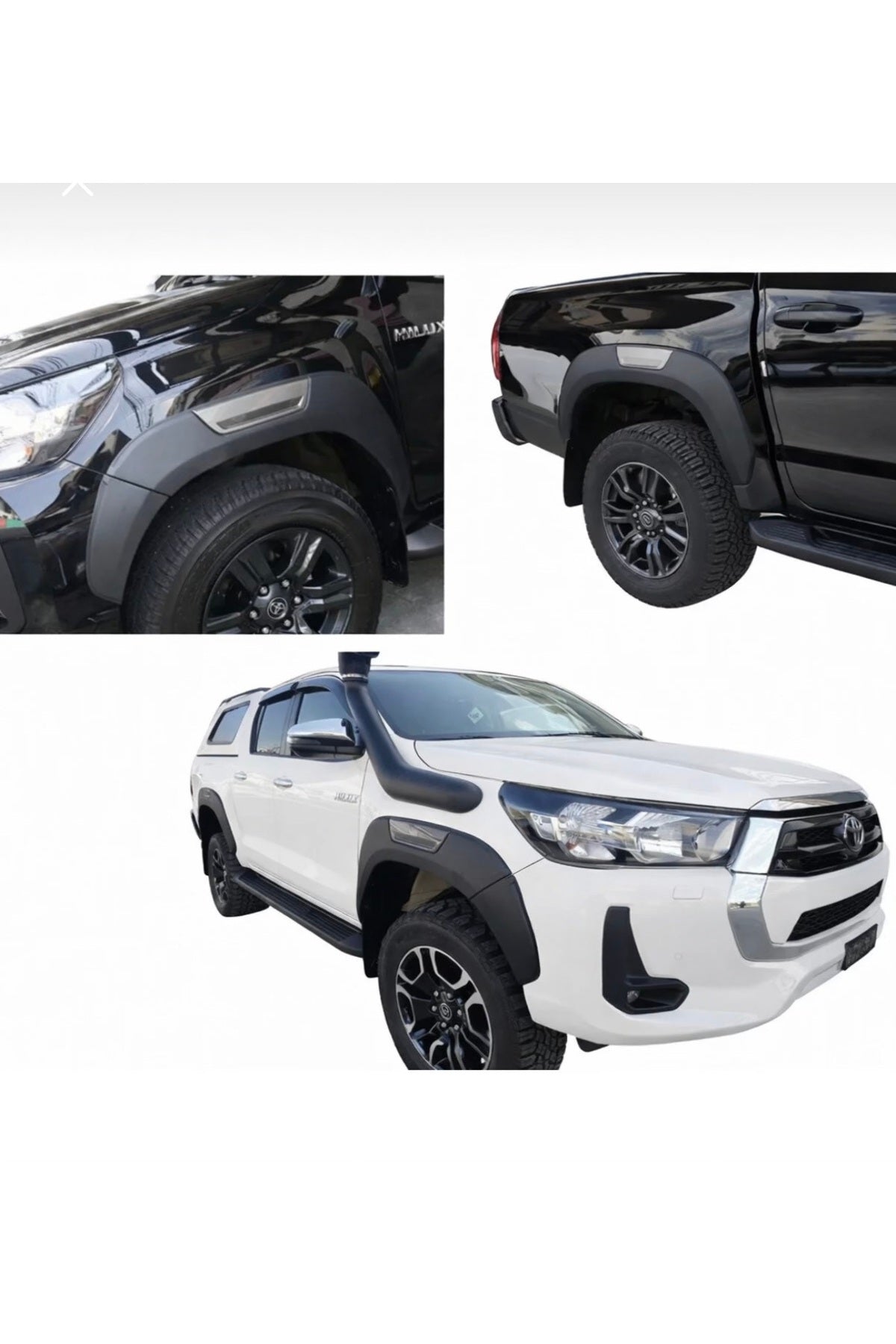 2021 Ve Üzeri Toyota Hilux Dodik Seti Çamurluk Kaplama Kabartma İthal Ürün