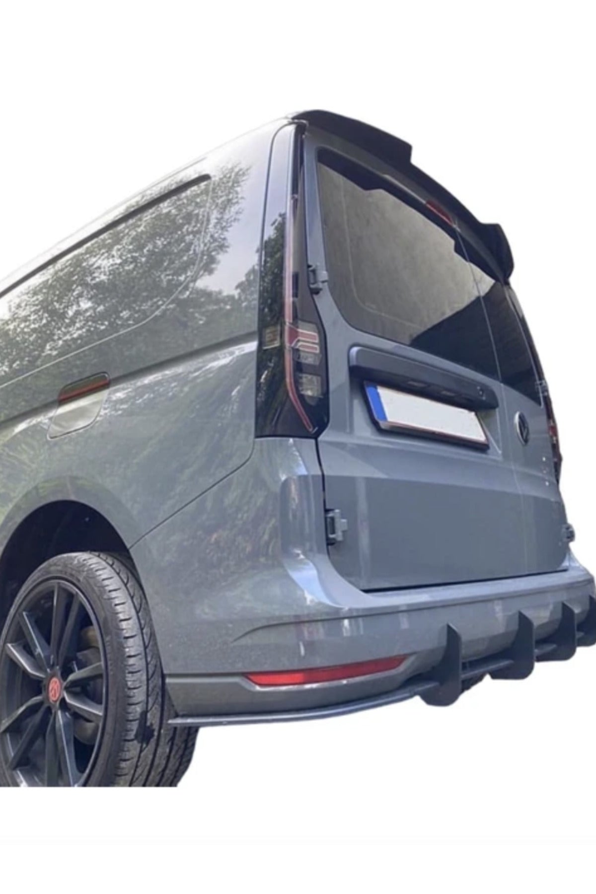 Volkswagen Caddy 2021+ Piano Black Arka Spoiler | Tek Kapı Uyumlu Bagaj Üstü Spoiler – Parlak Siyah