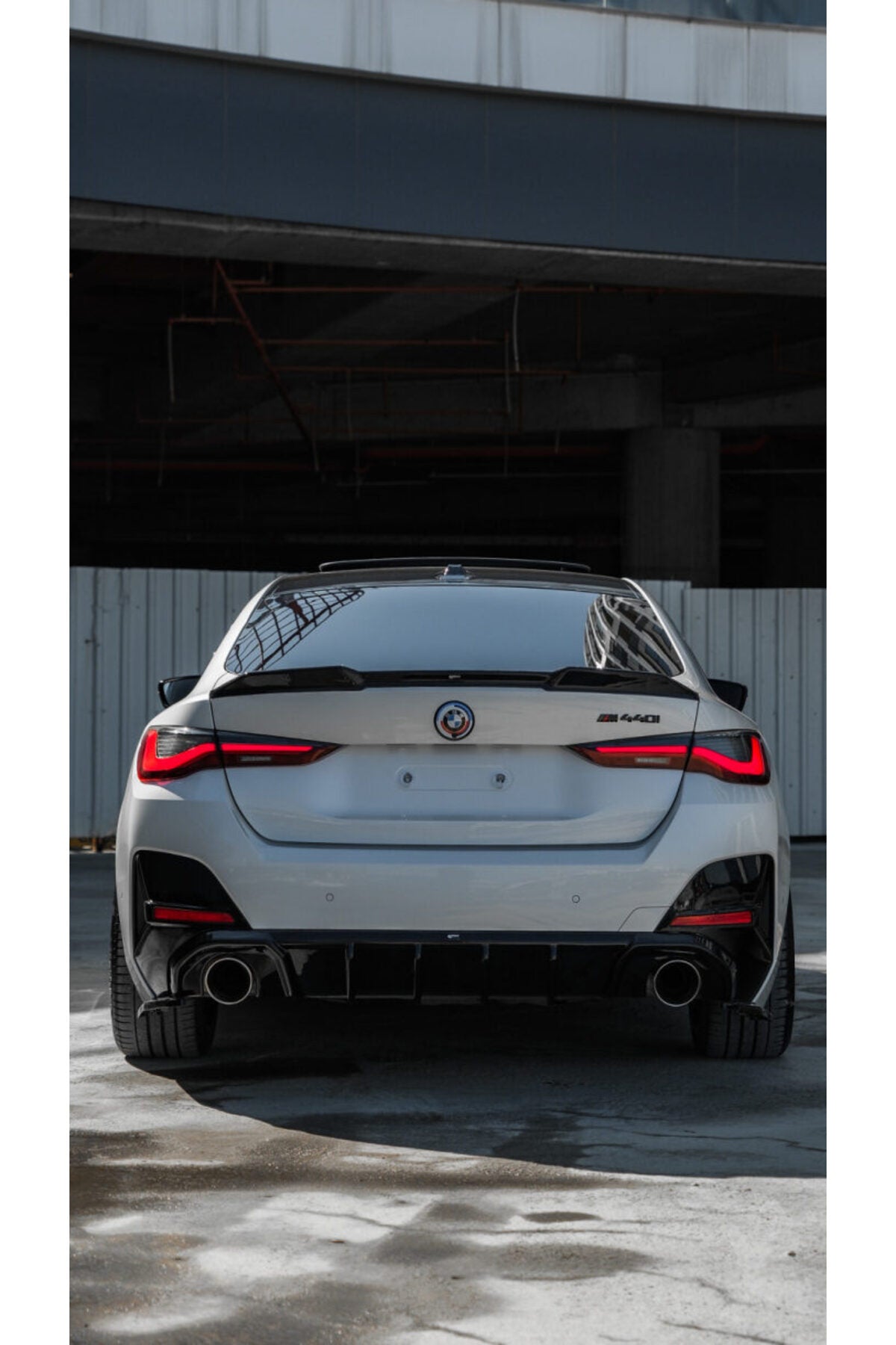 Bmw 4 Serisi G26 Gran Coupe 2020+ M Paket Body Kit Seti Ön Lip Marşpiyel Difüzör Spoiler Flap