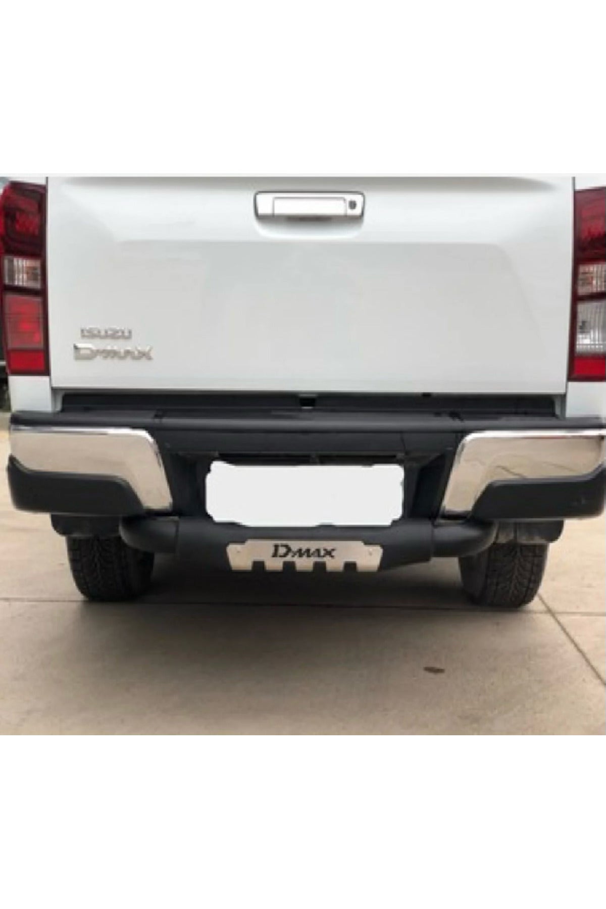 Tüm Isuzu D-Max Modellerine Uygun Arka Tampon Koruma Demiri Krom