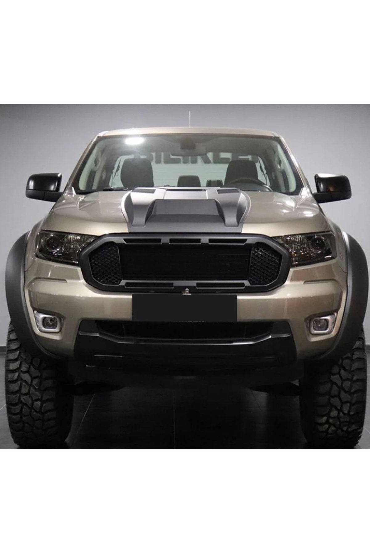 Ford Ranger T6 T7 T8 Jumbo Çamurluk Dodik Seti Düz Model Mat Siyah