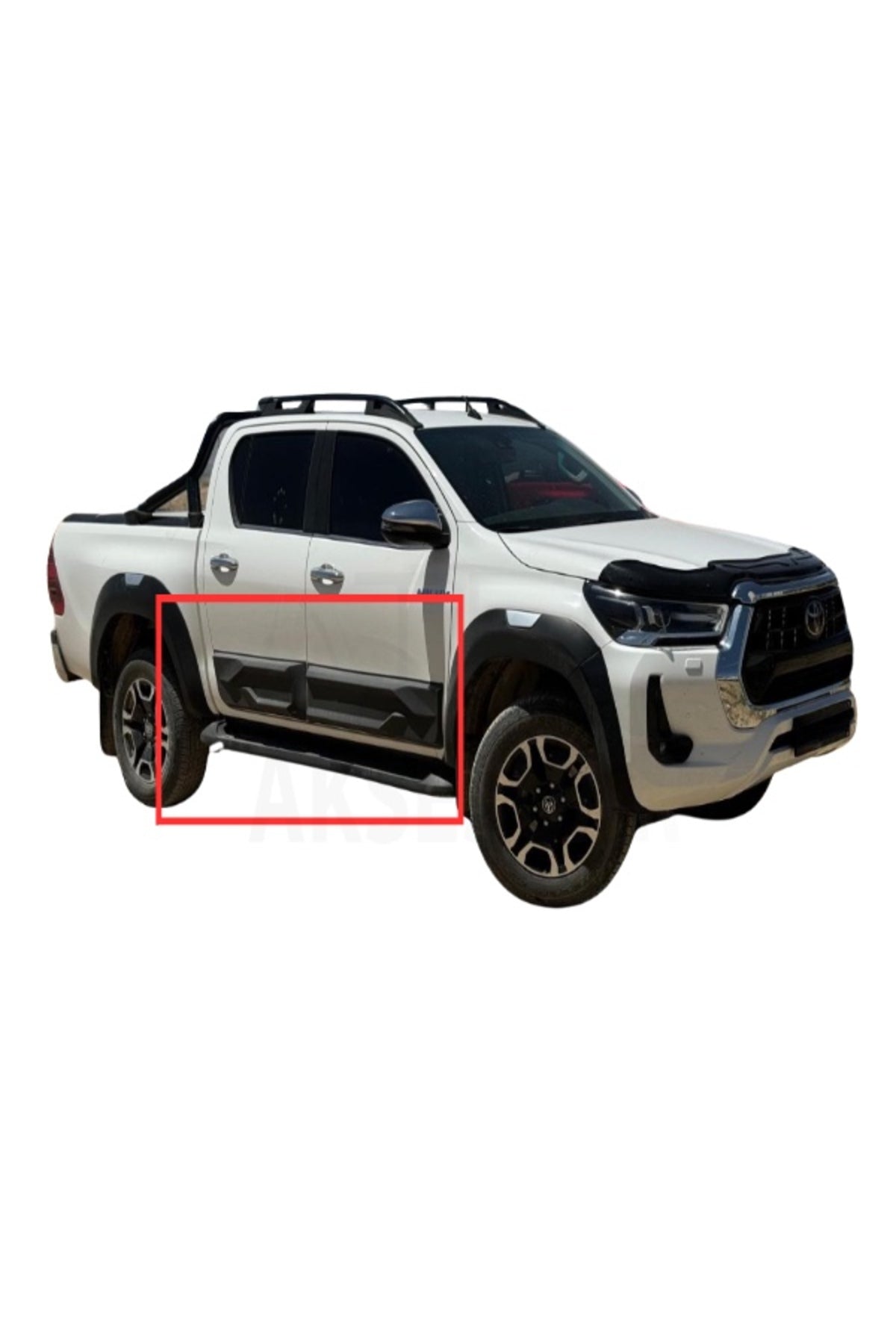 2015 Ve Üzeri Uyumlu Toyota Hilux Kapı Gövde Kaplama Kabartma Seti