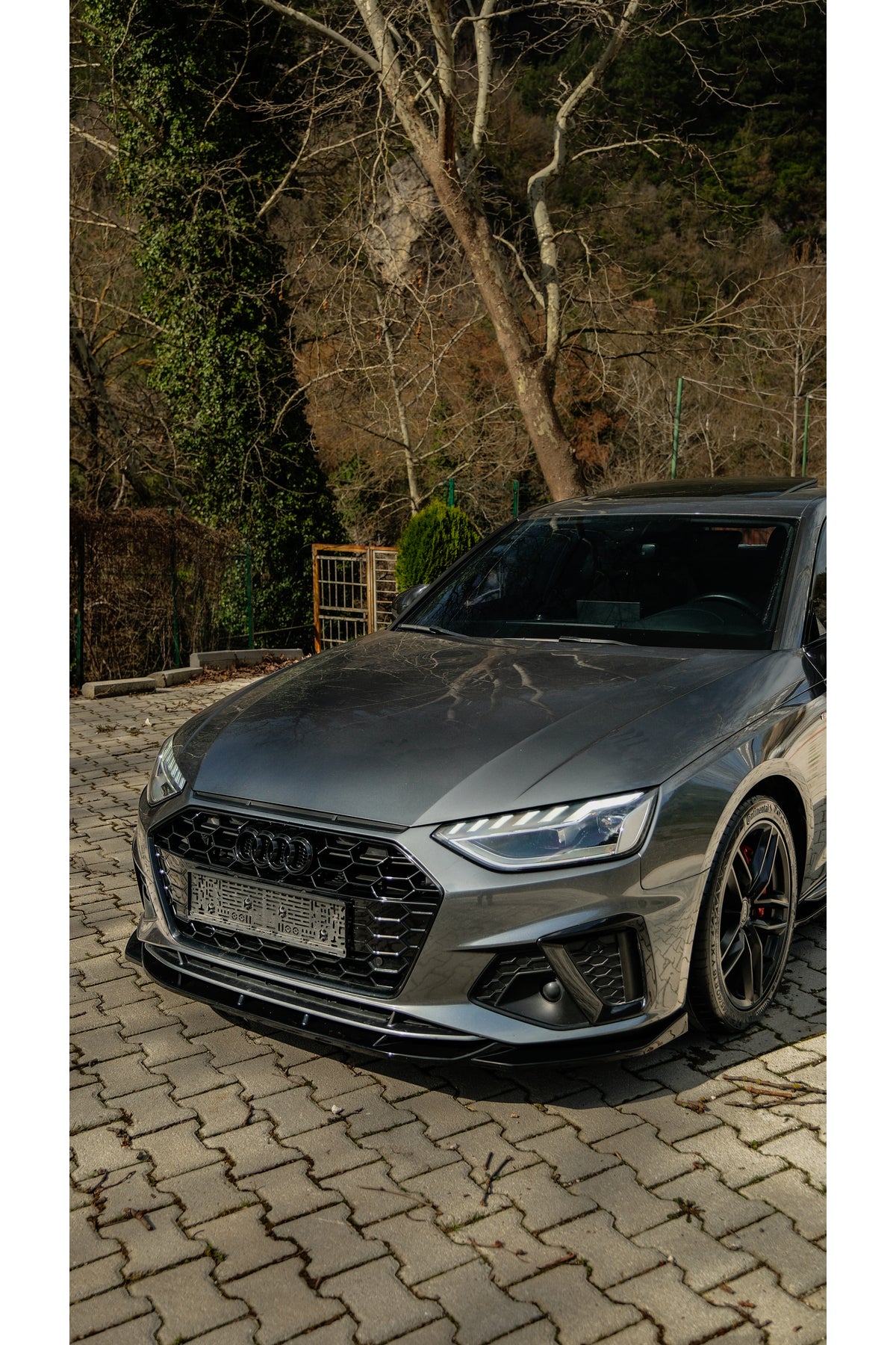 Audi A4 B9 S Line Ön Lip 2019-2024 | Parlak Siyah Sportif Ön Tampon Eki