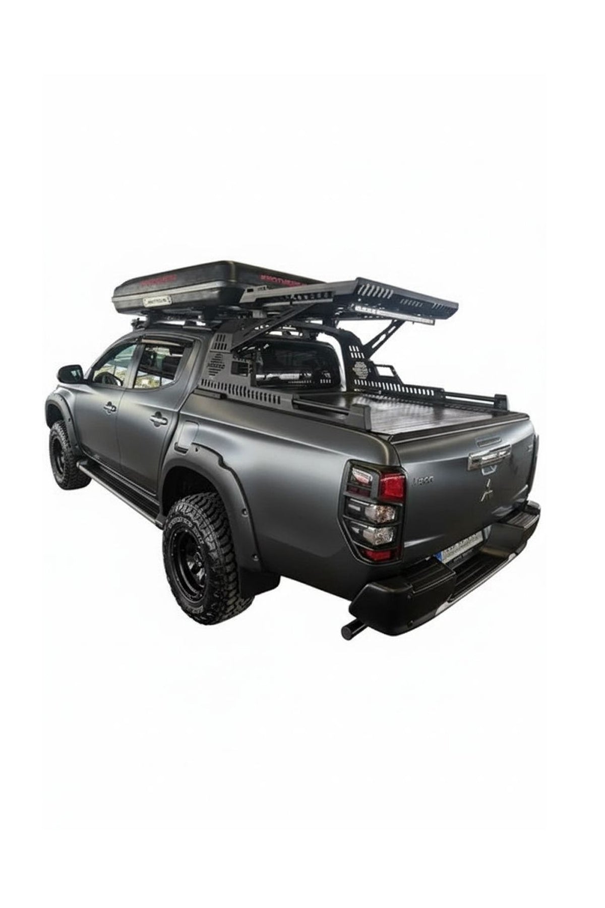 Universal Sepetli̇ Rollbar Pick-Up Uyumlu | Mat Si̇yah | Off-Road & Ti̇cari̇ Kasa Uyumlu