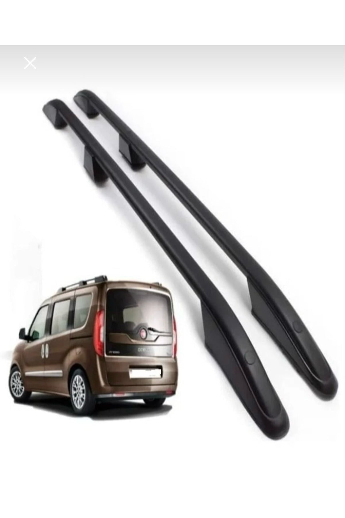 2010+ Fiat Doblo 2 Port Bagaj Tavan Çıtası Siyah