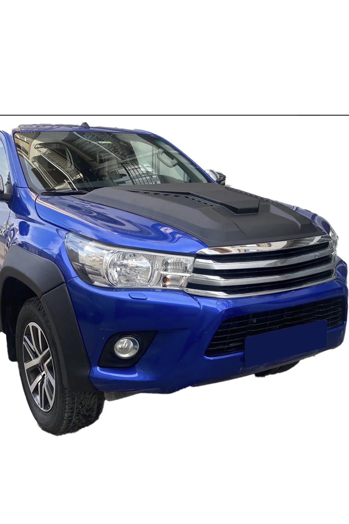 Toyota Hilux 2015-2020 Kaput Scoop Kaplama | Kaput Üstü Hava Girişi Görünümlü Sport Kaplama – Siyah
