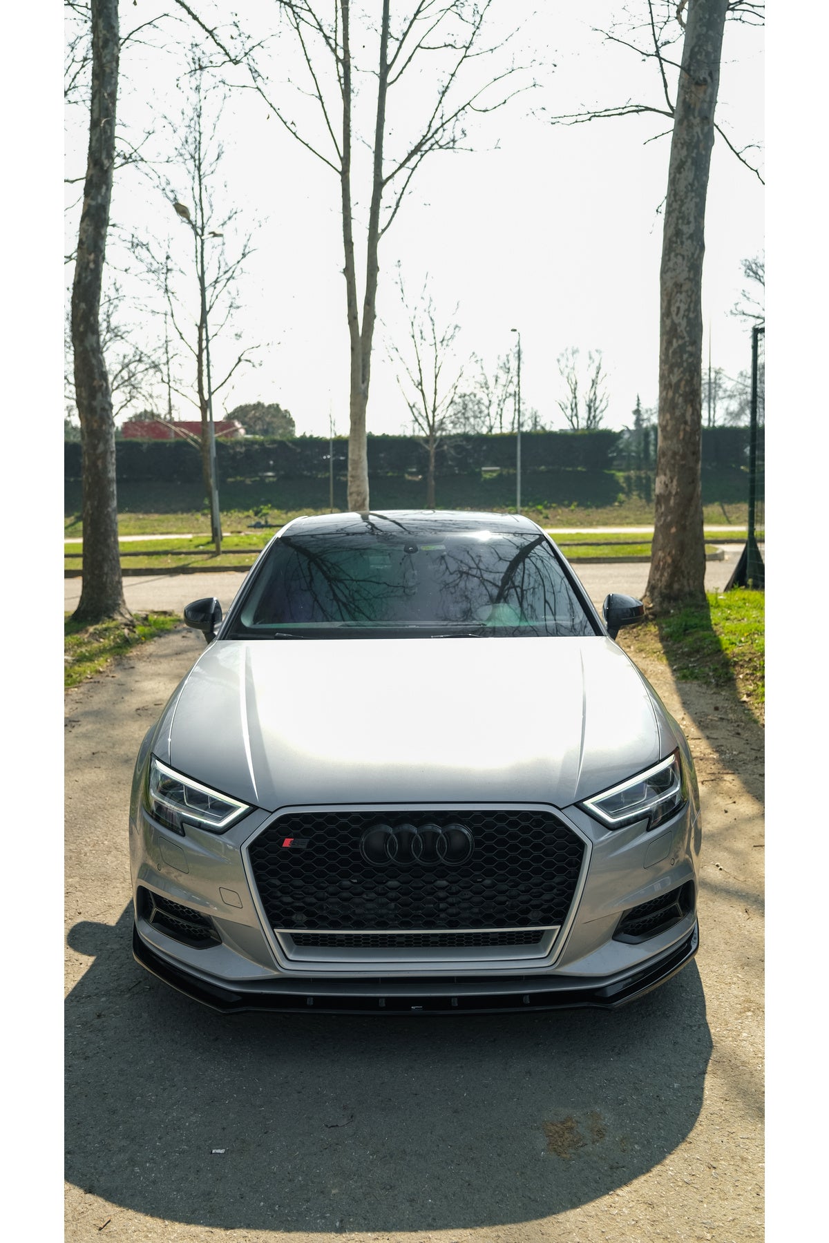 Audi A3 8V Sedan 2016-2020 Komple Body Kit Seti | Ön Lip + Yan Marşpiyel + Difüzör + Flap + Bagaj Spoilerı