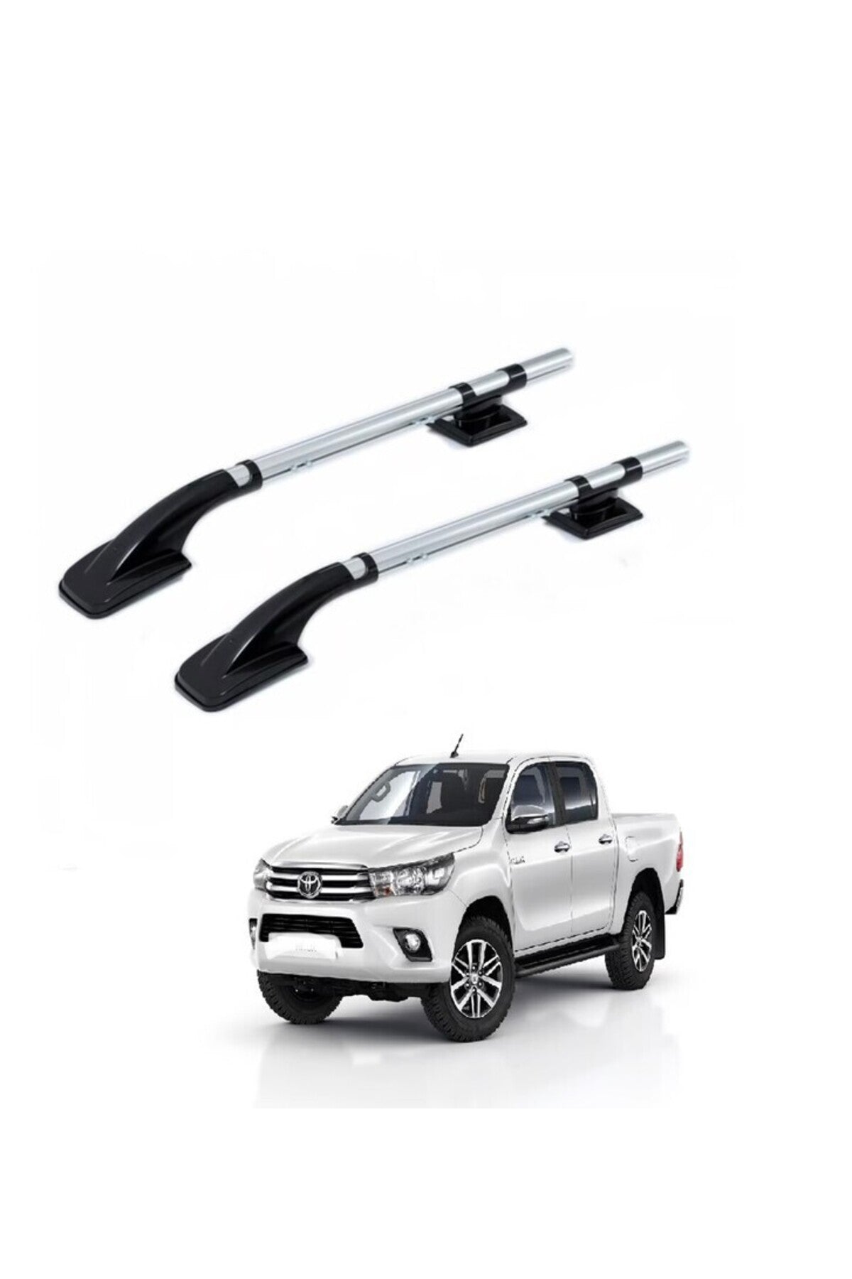 Tüm Pick Up Modellerine Uygun Boru Tavan Çıtası Yapıştırma Krom