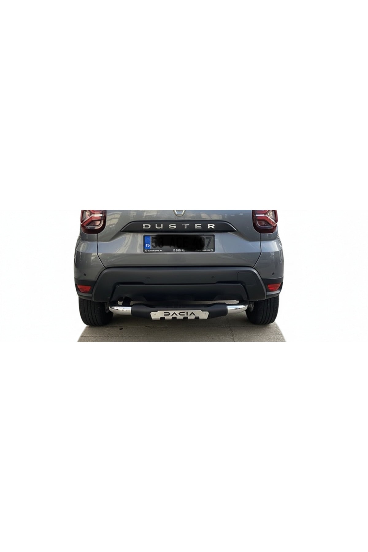 2010-2024 Dacia Duster Poliüretan Arka Koruma Demiri Krom