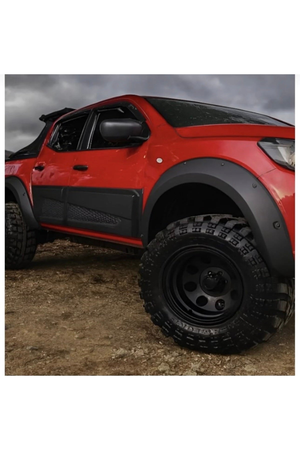 2014+ Nissan Navara Np300 Jumbo Kapı Gövde Kaplama Kabartma Koruma Dodik