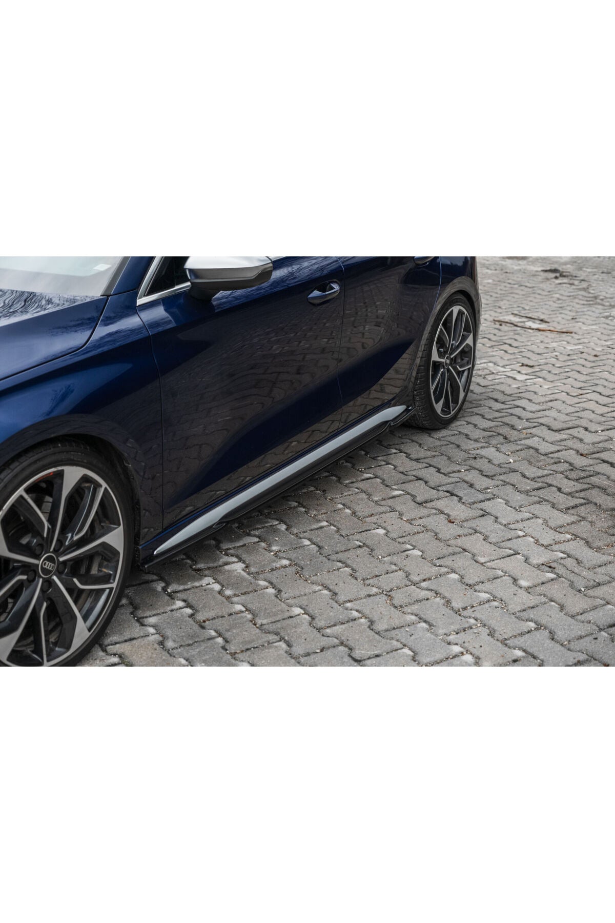 Audi A3 S-Line Sportback 8Y 2020-2024 Body Kit Seti Ön Lip Marşpiyel Difüzör Flap Spoiler