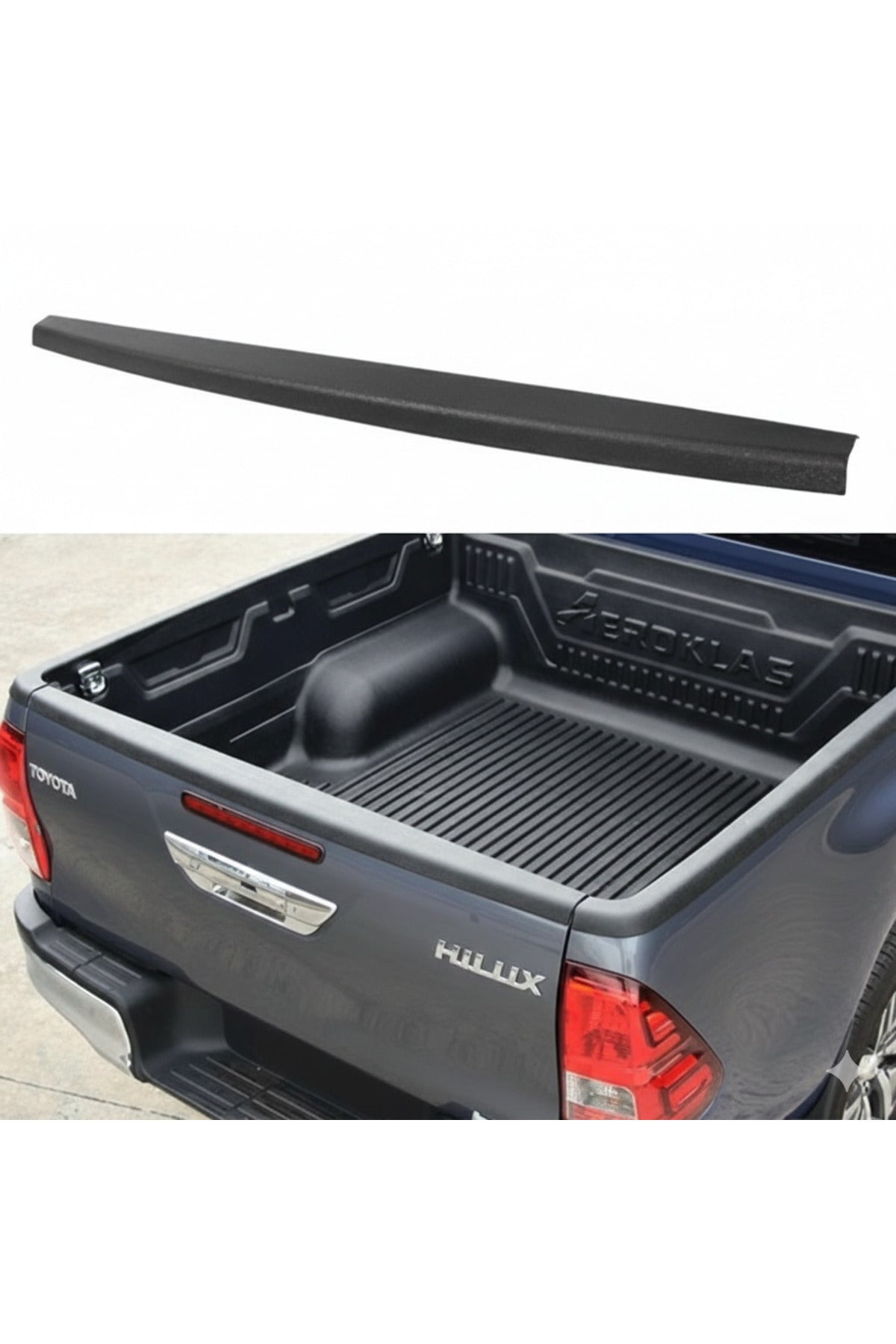 2015+ Toyota Hilux Arka Bagaj Kasa Kenar Çıtası (Tekli)