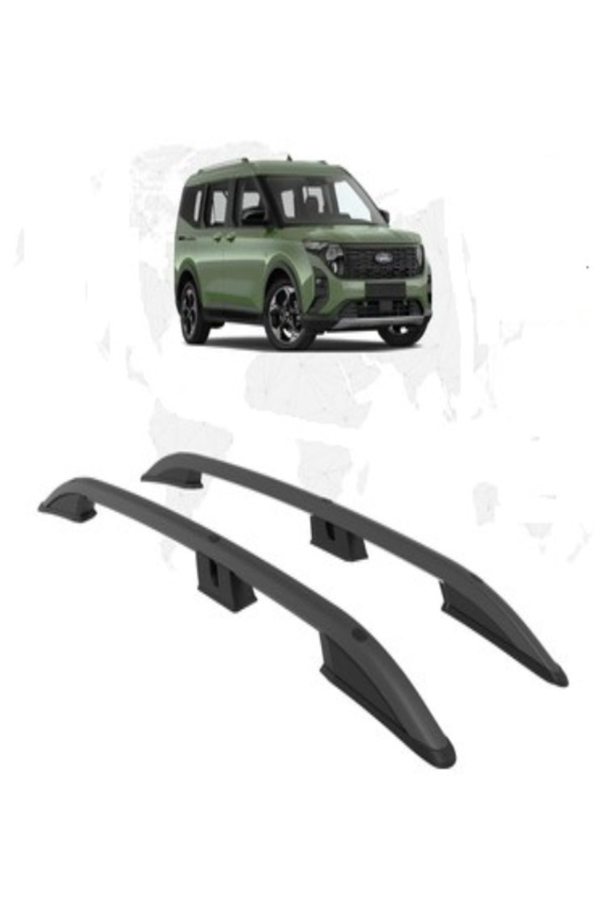 2024 Ve Üzeri Uyumlu Ford Courier Tavan Çıtası Siyah