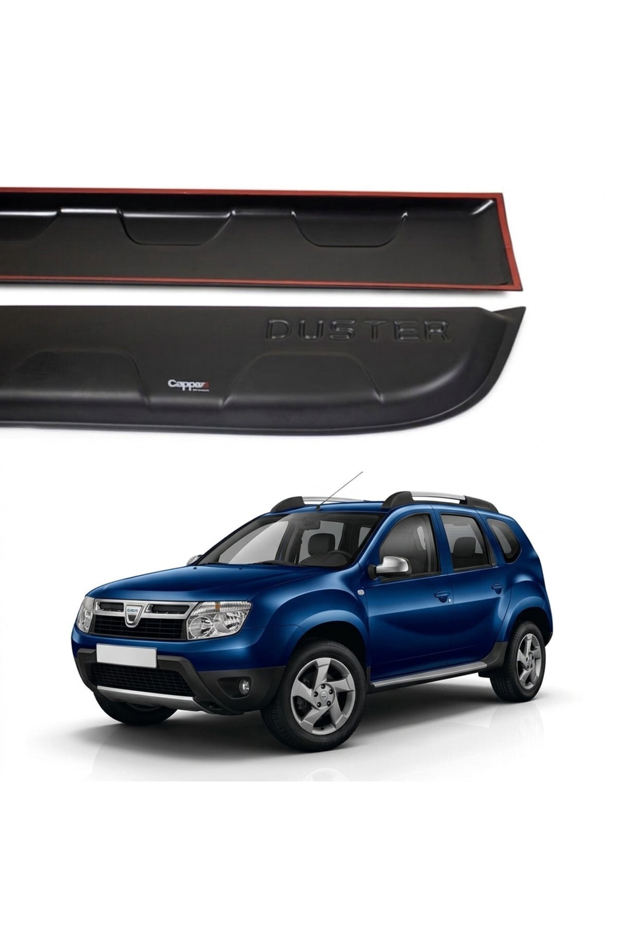 2010-2017 DACİA DUSTER KAPI GÖVDE KAPLAMA KABARTMA KORUMA (DAMALI 4 PARÇA)