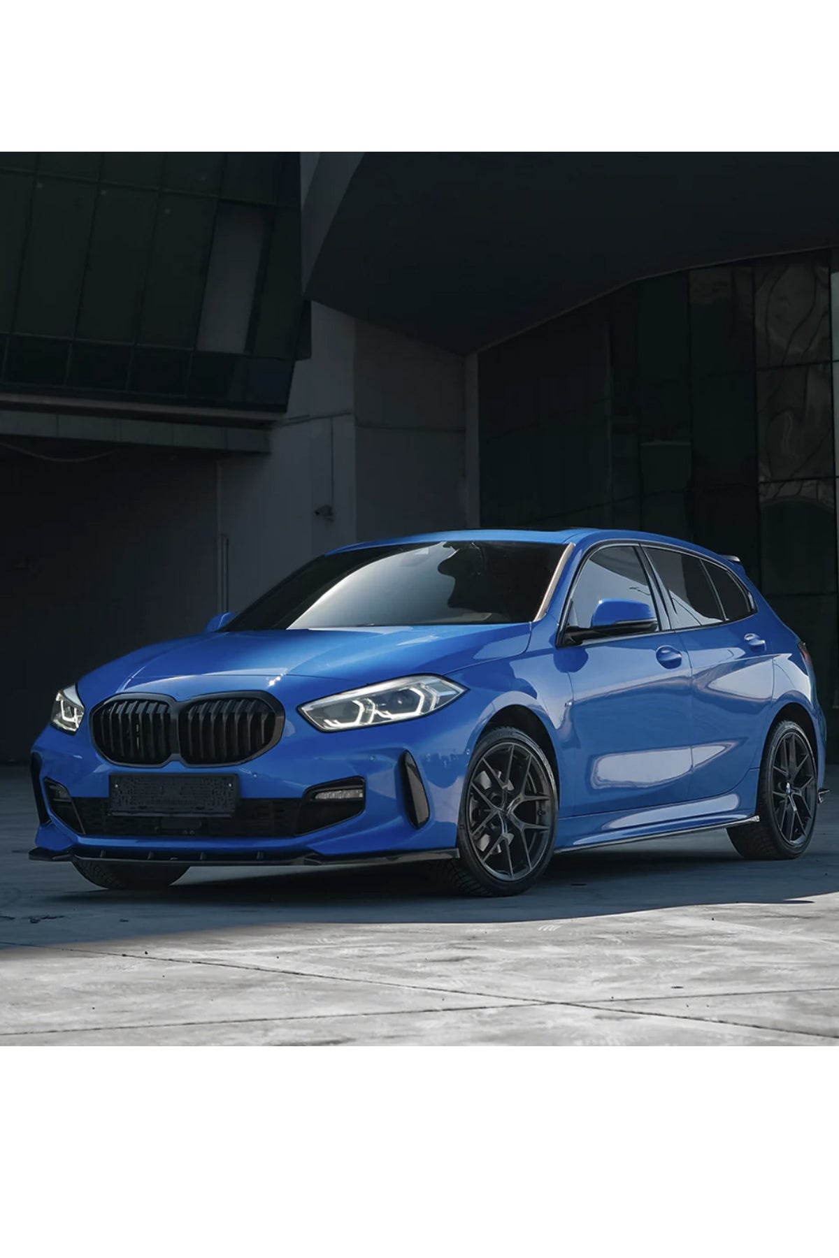 Bmw 1 Serisi F40 2019+ M Paket Body Kit Seti Ön Lip Marşpiyel Difüzör Spoiler Flap