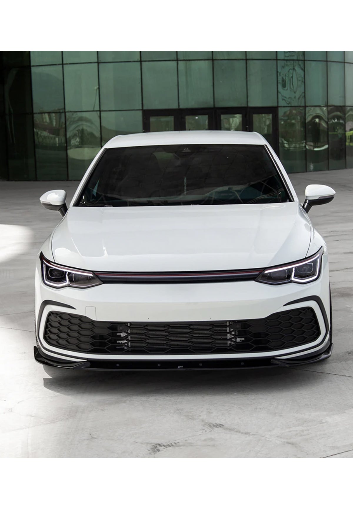 Volkswagen Golf 8 R Line 2020-2024 Body Kit Seti Ön Lip Marşpiyel Difüzör Spoiler Flap