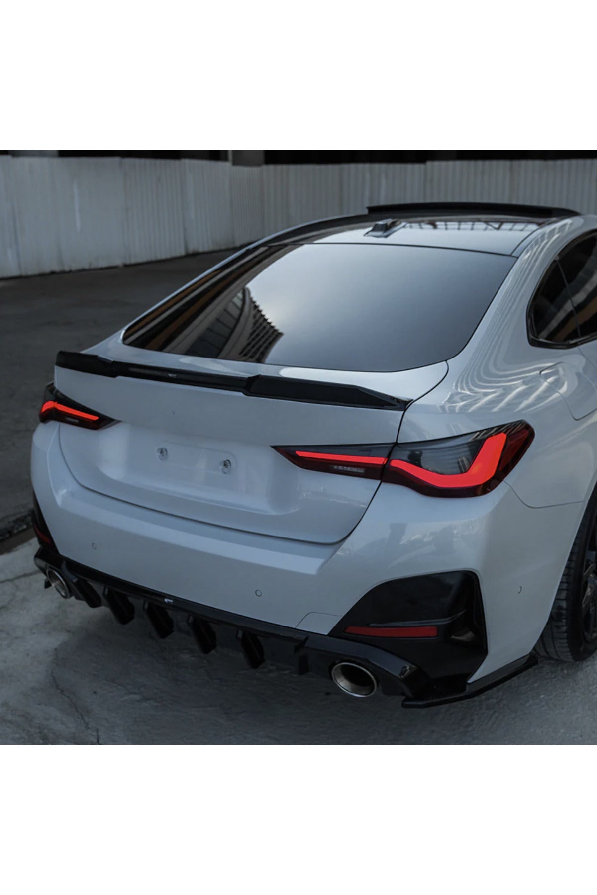 BMW 4 Serisi Gran Coupe G26 Arka Difüzör & Flap Seti | M Sport Uyumlu Agresif Tasarım