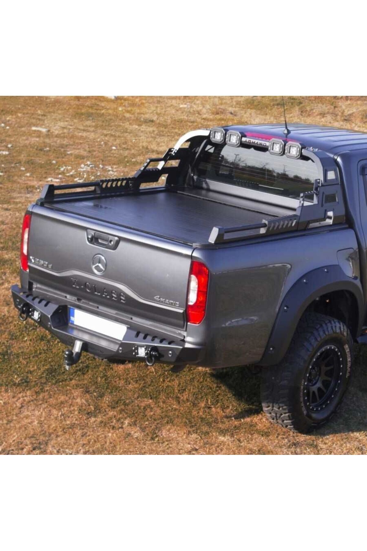 2017+ Mercedes X Class Arka Bagaj Kapak Kaplama Kabartma