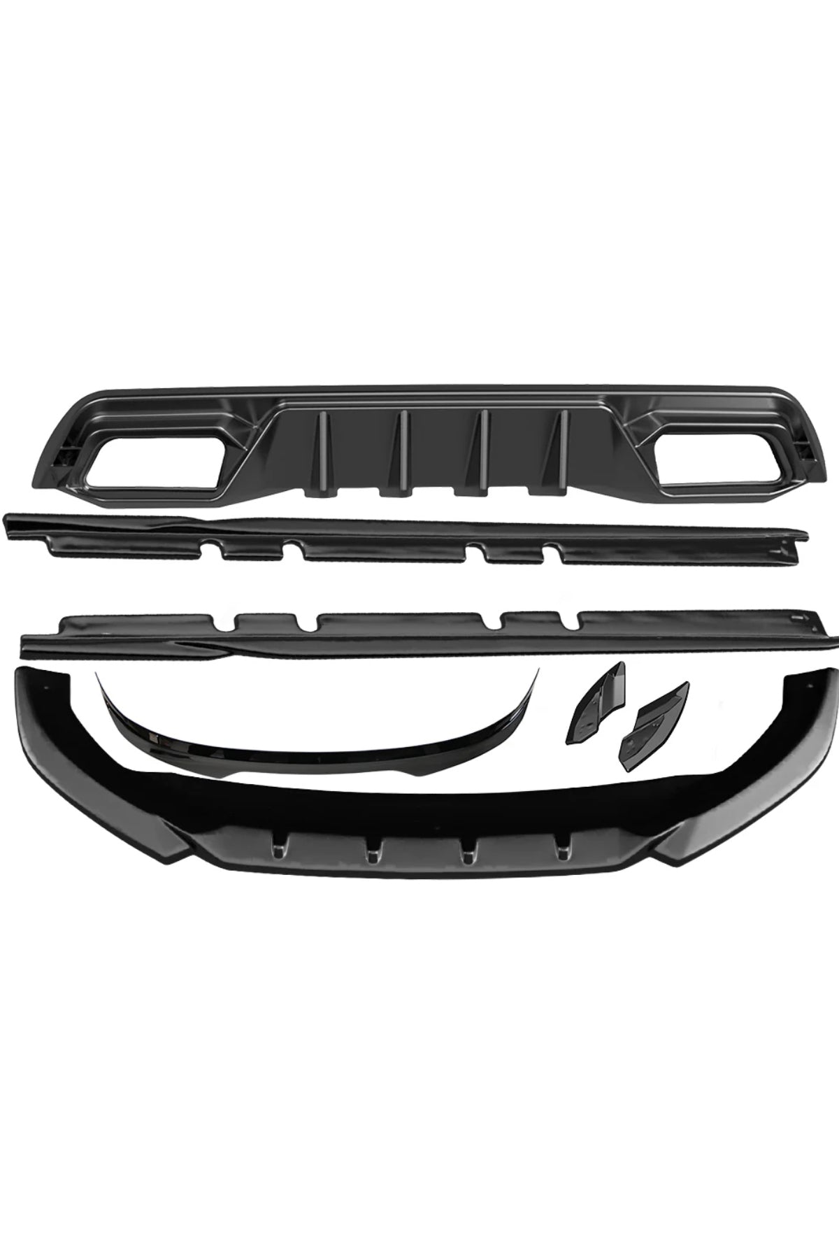 Cupra Leon 2020-2024 Body Kit Seti Ön Lip Marşpiyel Difüzör Spoiler Flap