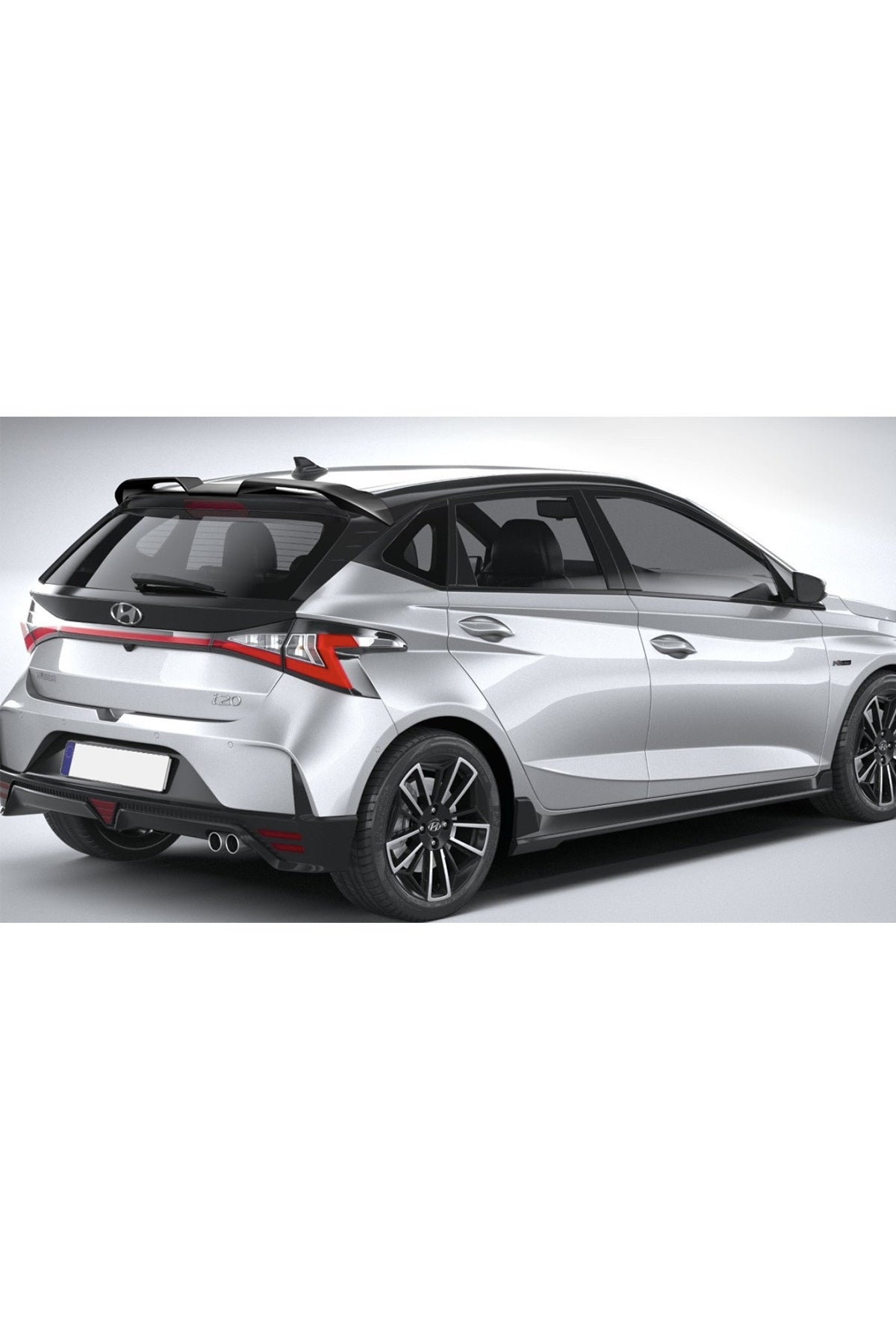 Hyundai I20 2020+ Oettinger Yarasa Arka Spoiler Bagaj Üstü Piano Black Parlak Siyah