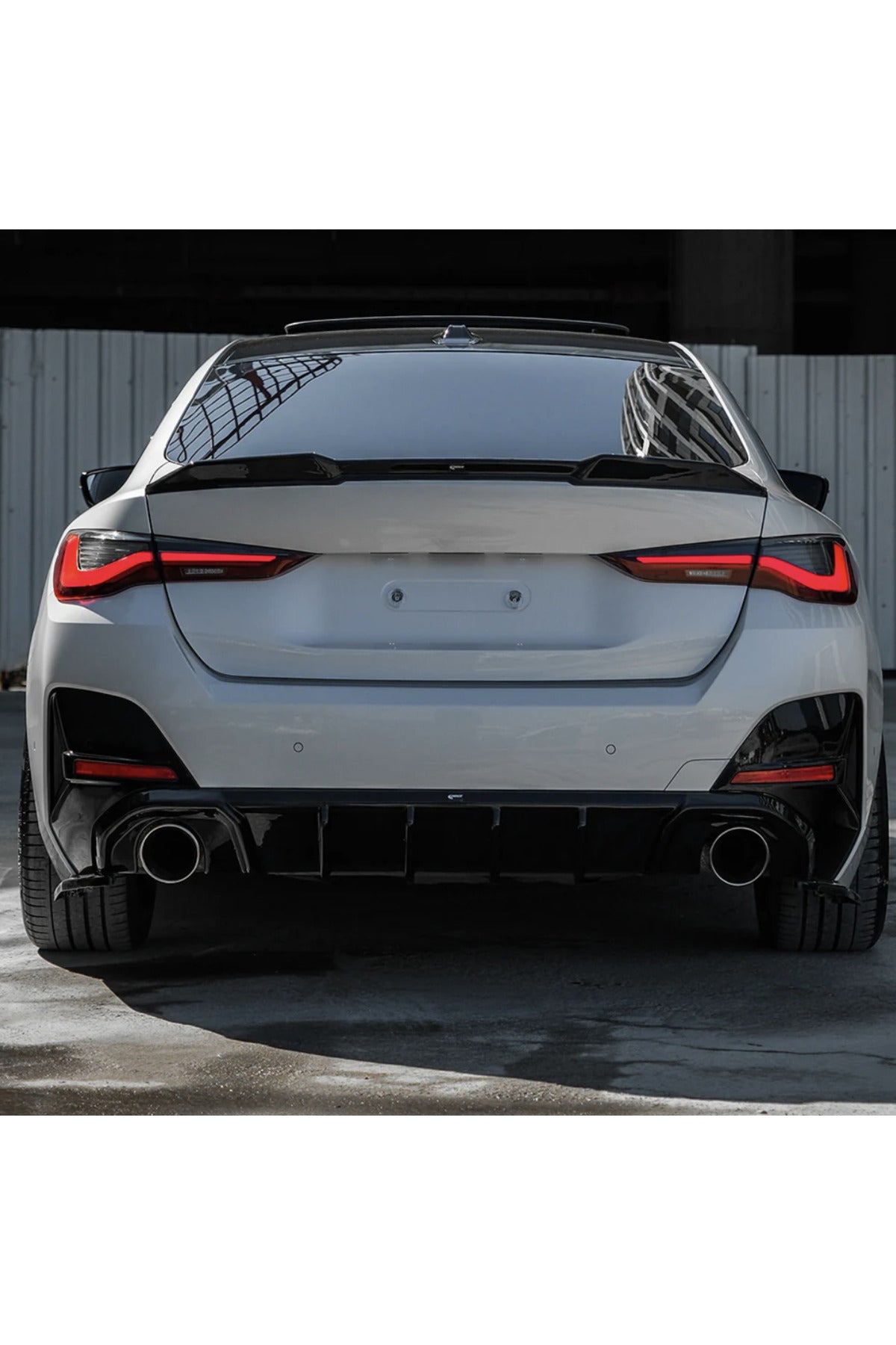 BMW 4 Serisi Gran Coupe G26 Arka Difüzör & Flap Seti | M Sport Uyumlu Agresif Tasarım