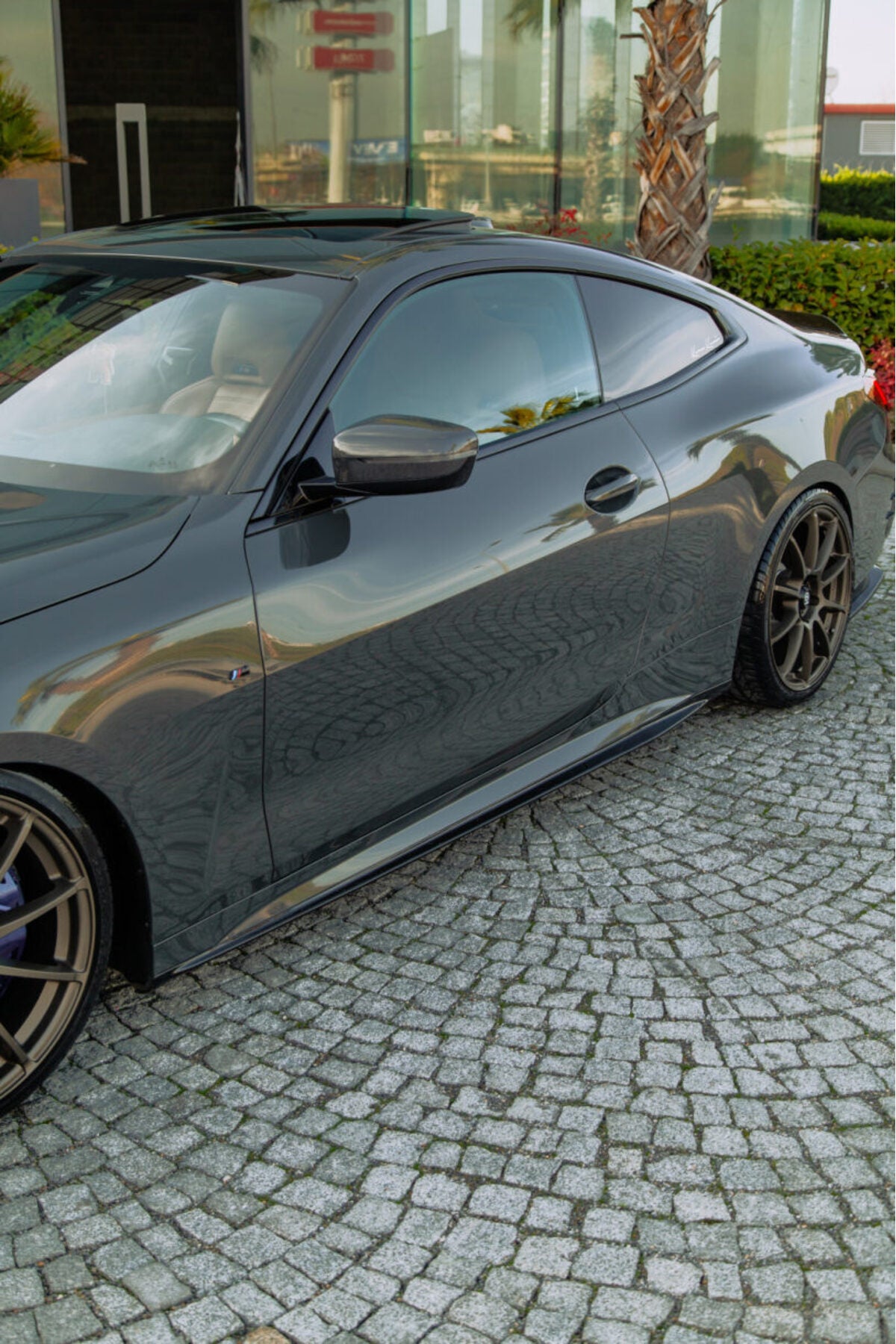 Bmw 4 Serisi G22 Coupe 2020+ M Paket Body Kit Seti Ön Lip Marşpiyel Difüzör Spoiler Flap