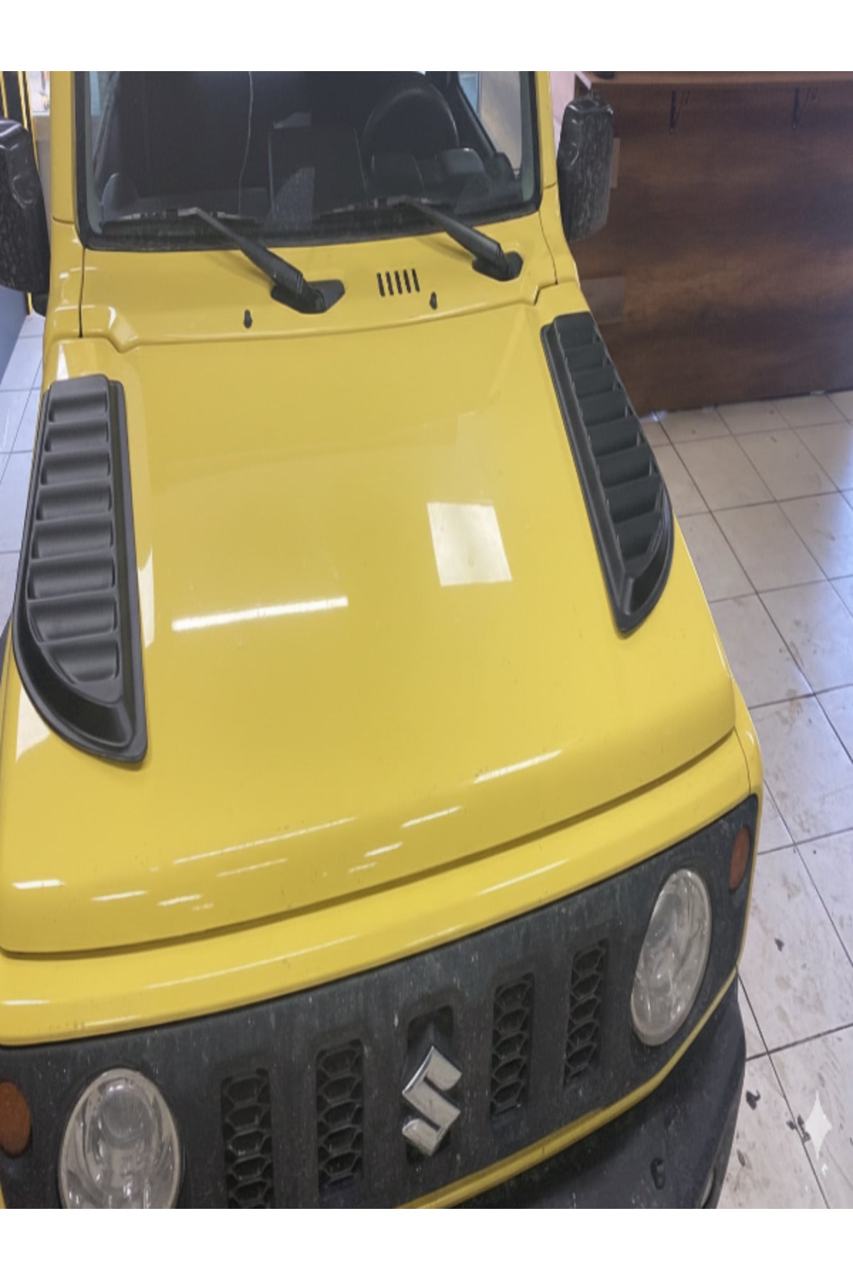 2019+ Suzuki Jimny 2’Li Scoop Kaplama Kabartma Kaplama Mat Siyah