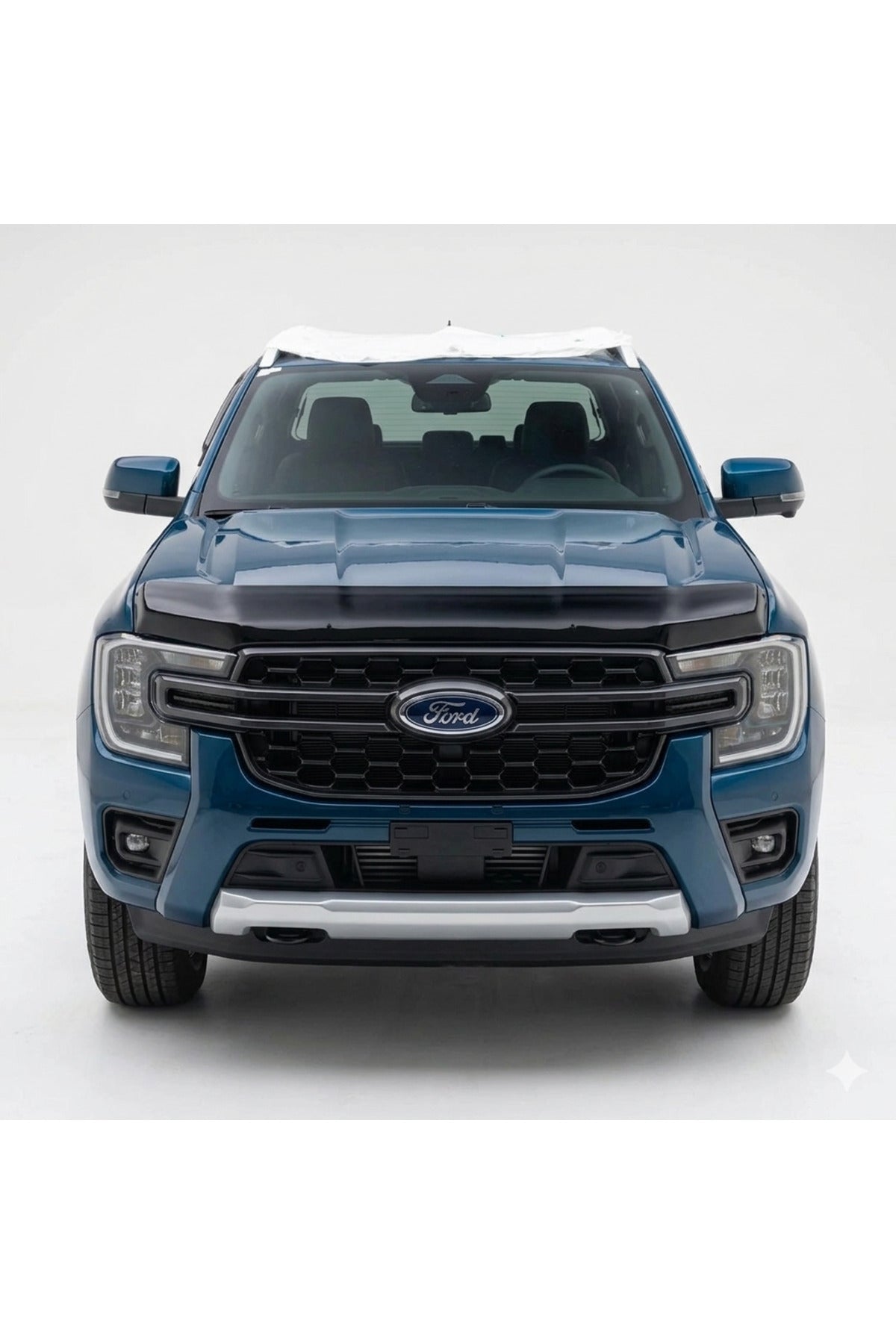 2023+FORD RANGER T9 KAPUT KORUMA RÜZGARLIĞI PARLAK SİYAH