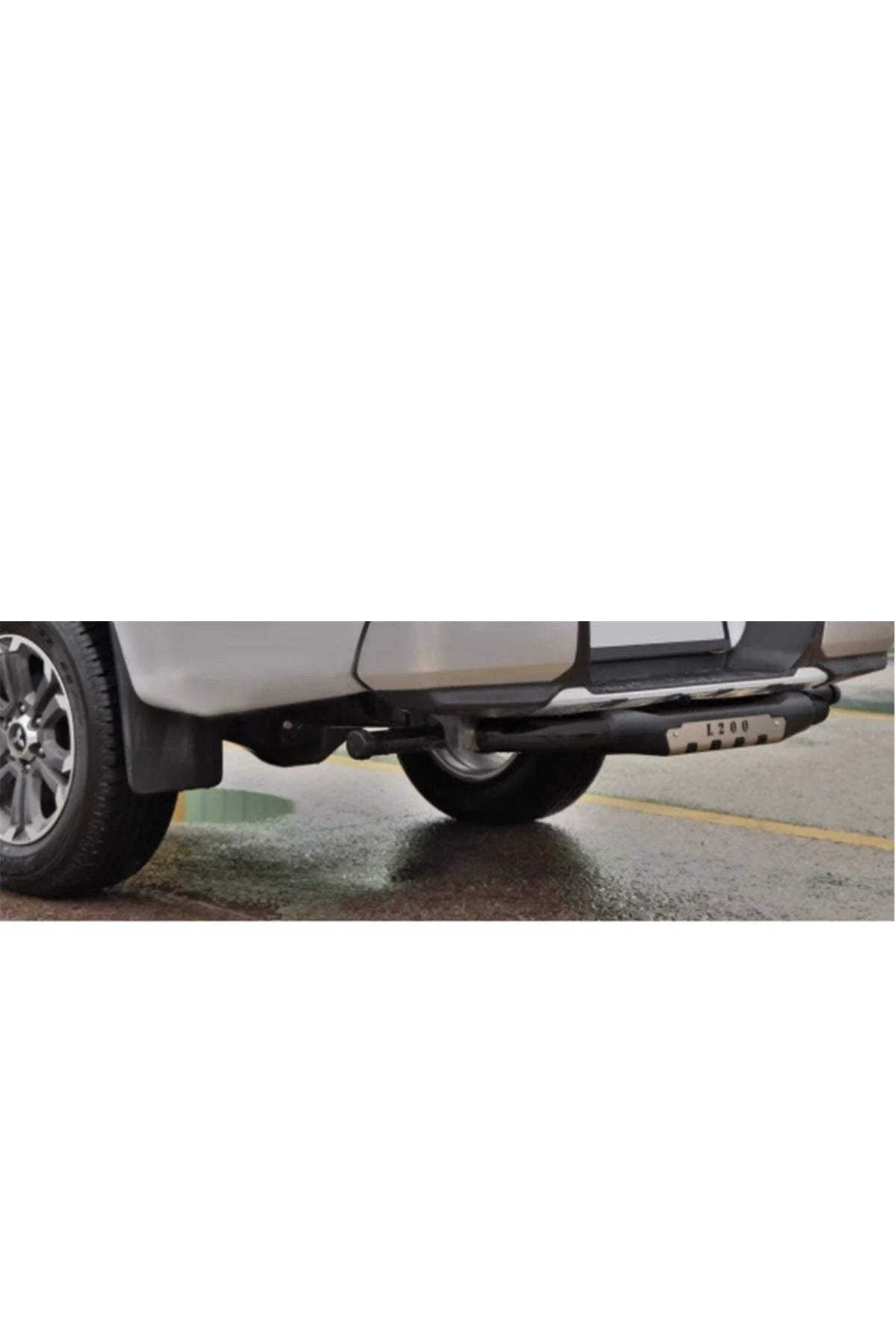 Mitsubishi L200 2007-2022 Arka Tampon Koruma Demiri | Arka Koruma Barı – Siyah
