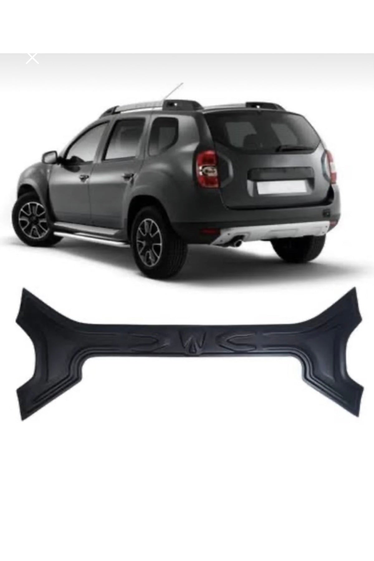 2010-2017 Dacia Duster Arka Bagaj Kaplama Kabartma Koruma Dodik