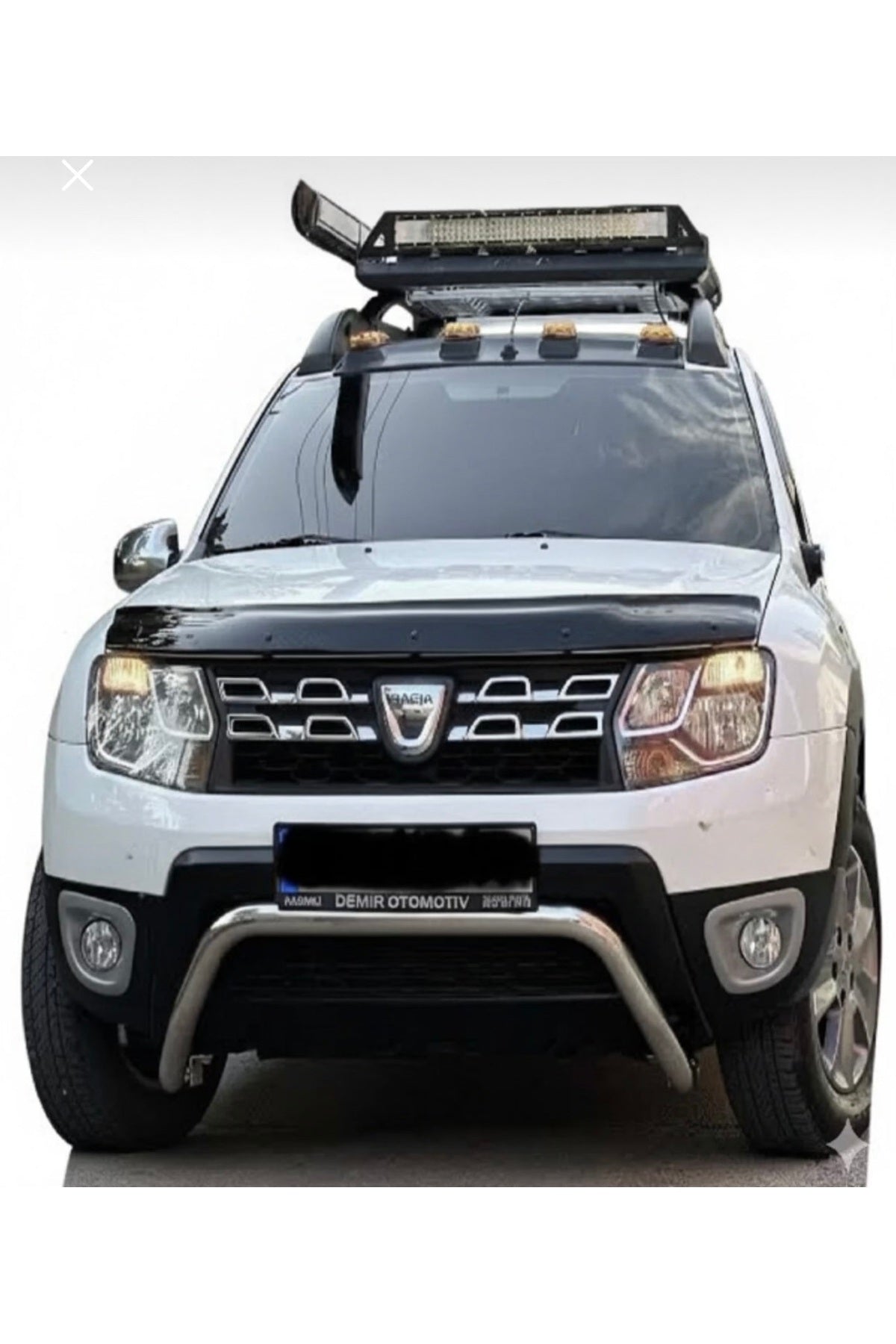 2010-2024 Daci̇a Duster Ön Tampon Koruma Demi̇ri̇ Krom