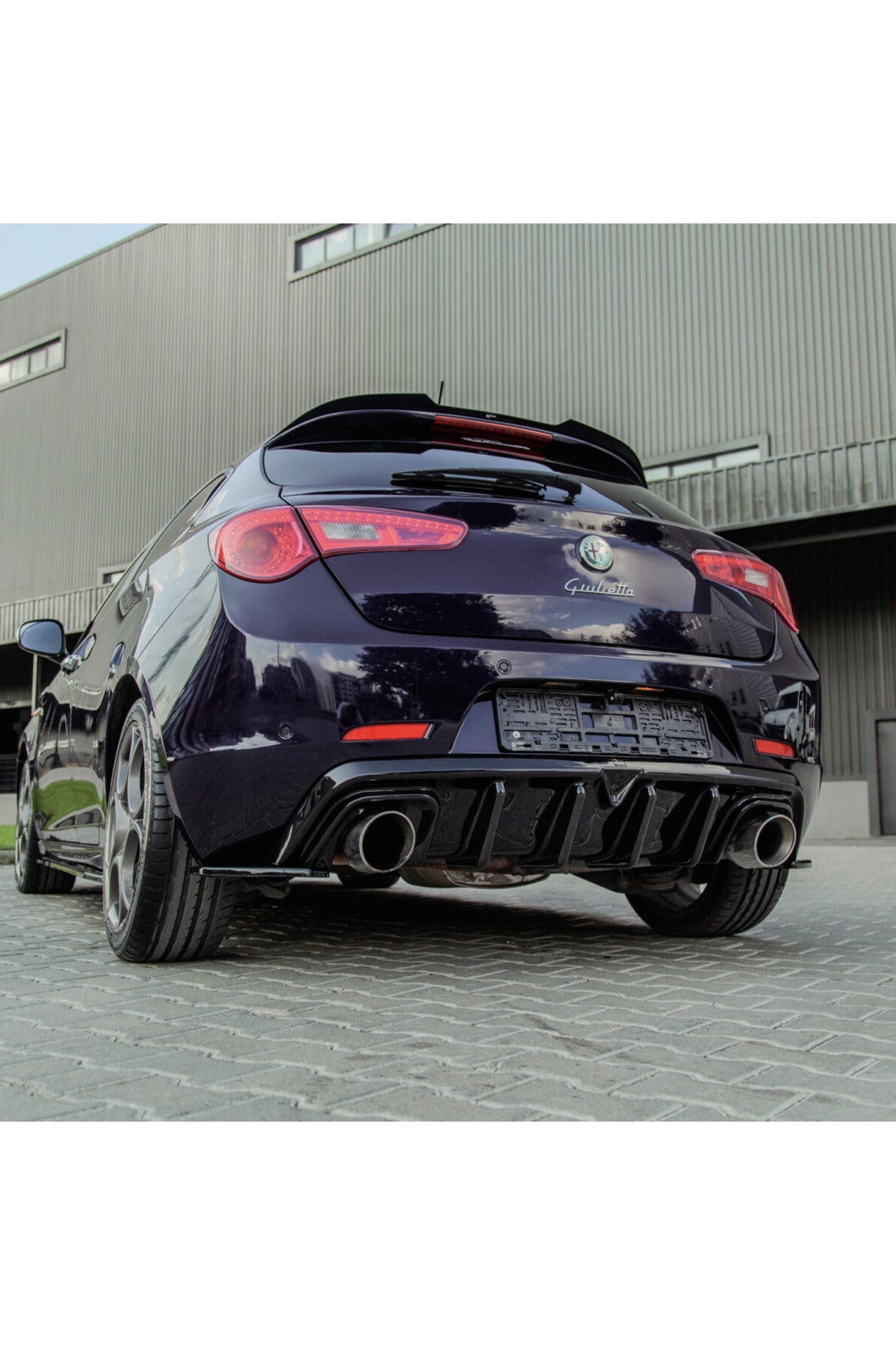 Alfa Romeo Giulietta Arka Difüzör & Flap Seti | Sportif Tampon Altı Tasarım & Agresif Görünüm