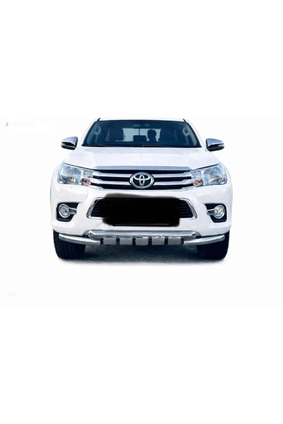 2015+Toyota Hi̇lux Ön Tampon Koruma Demi̇ri̇ Krom 76Mm