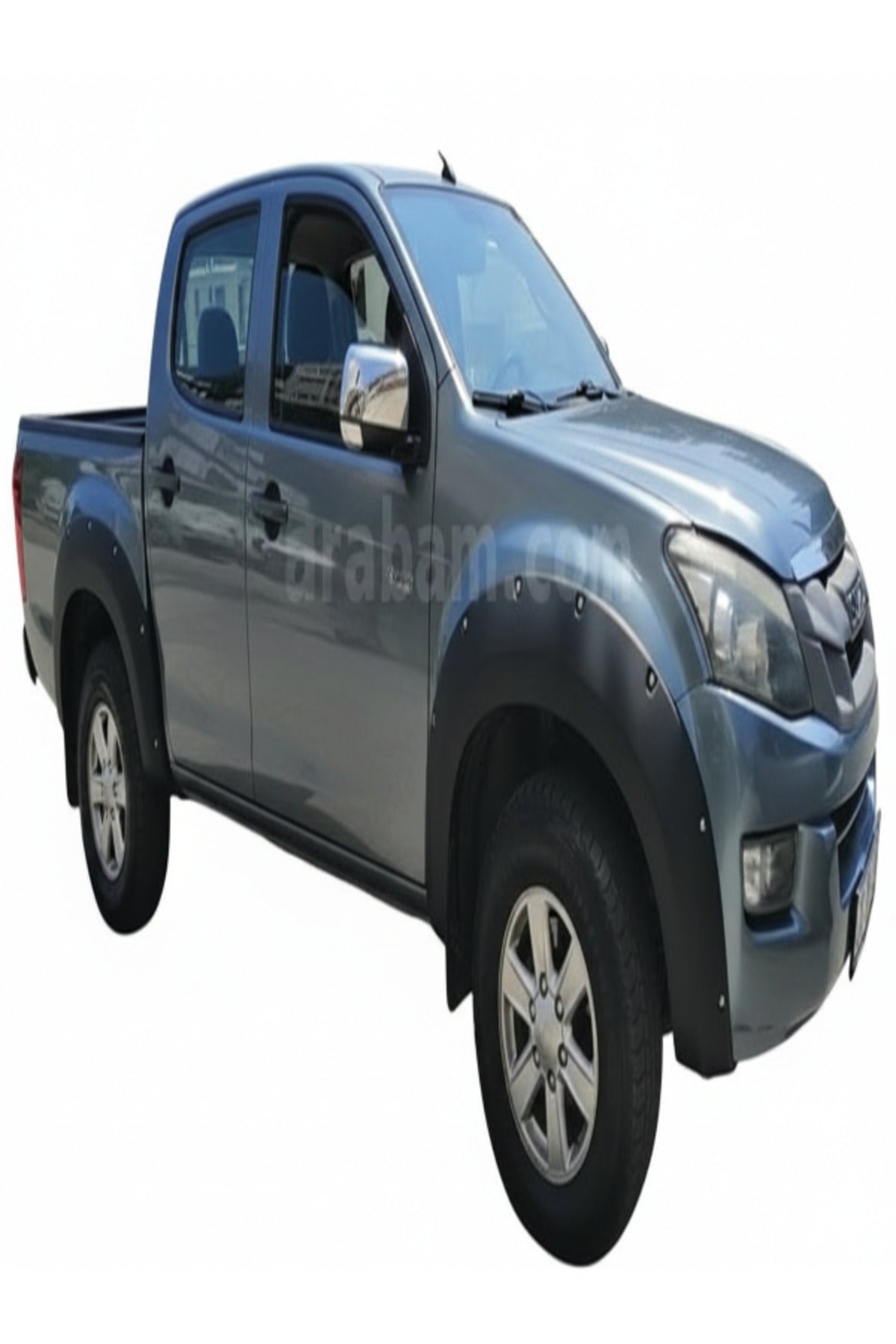 2012-2019 Isuzu D-Max Çamurluk Dodi̇k Kaplama Kabartma Koruma Seti̇ Vi̇da Görünümlü