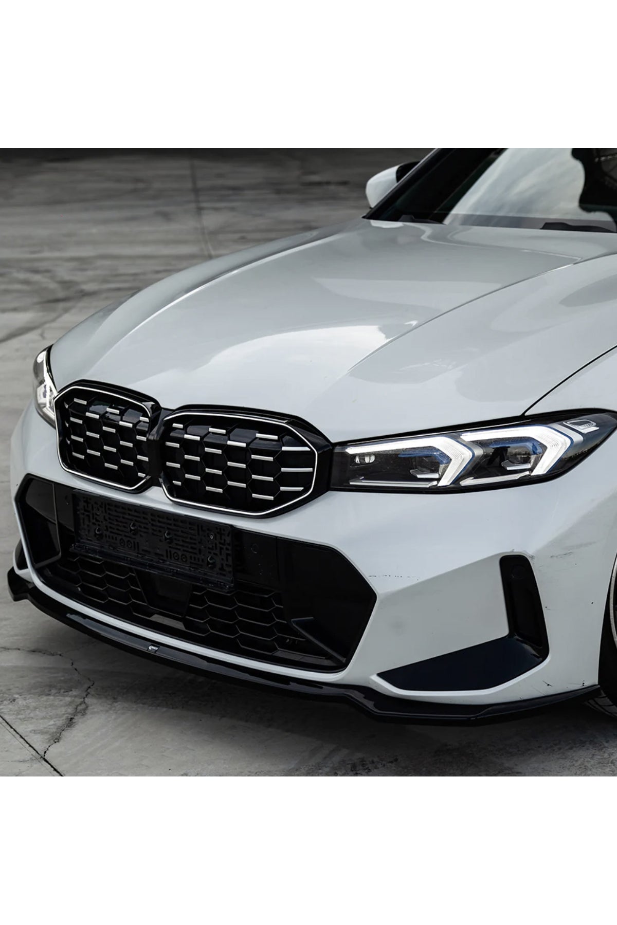 Bmw 3 Serisi G20 2022+ Ön Lip Parlak Siyah | Sport Ön Tampon Lipi Body Kit Ön Tampon Alt Lip