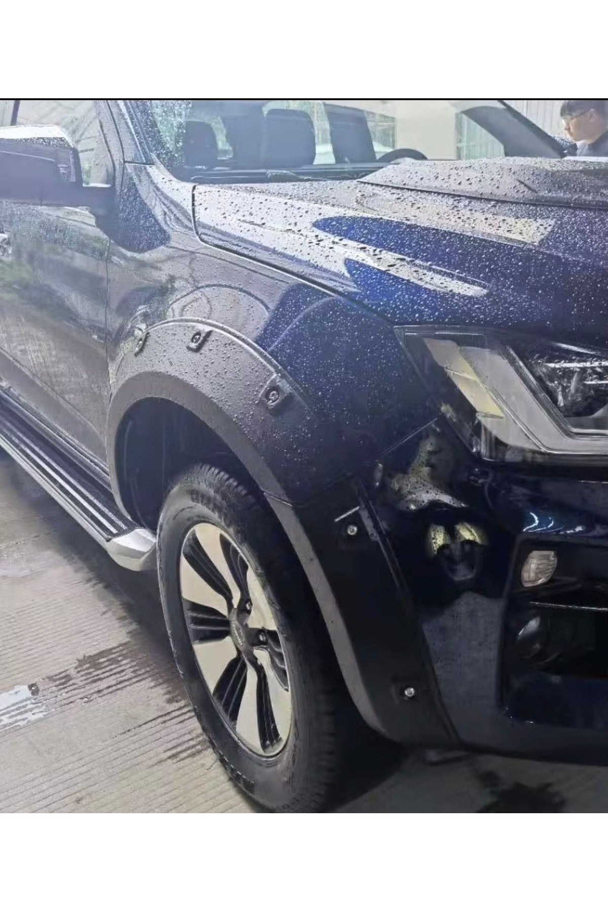 2021+ Isuzu D-Max Çamurluk Dodik Seti Kabartma Kaplama Koruma Vidalı Görünüm Off Road İthal - TMZ Garage