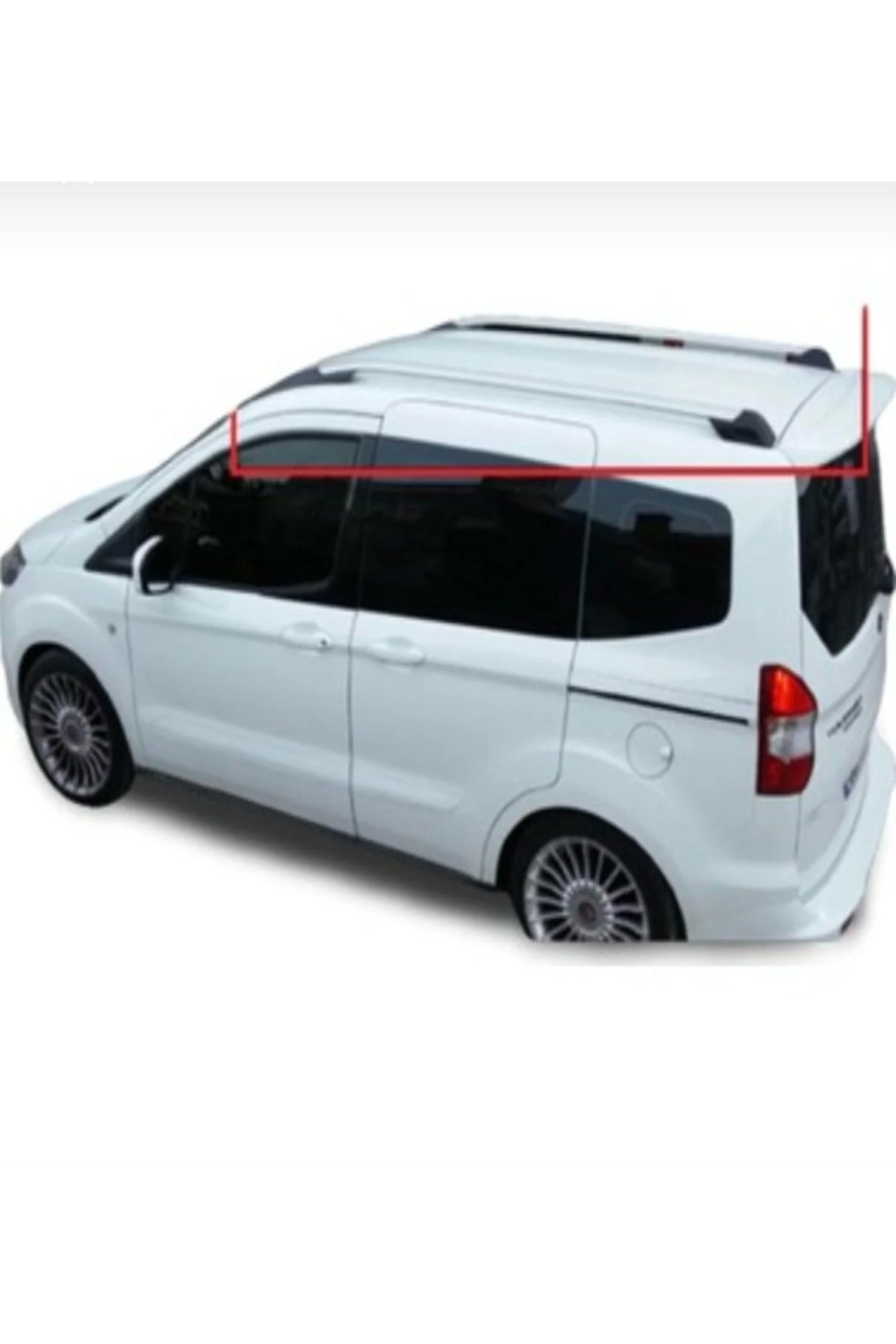 2014-2023 Ford Courier Tavan Çıtası Gri