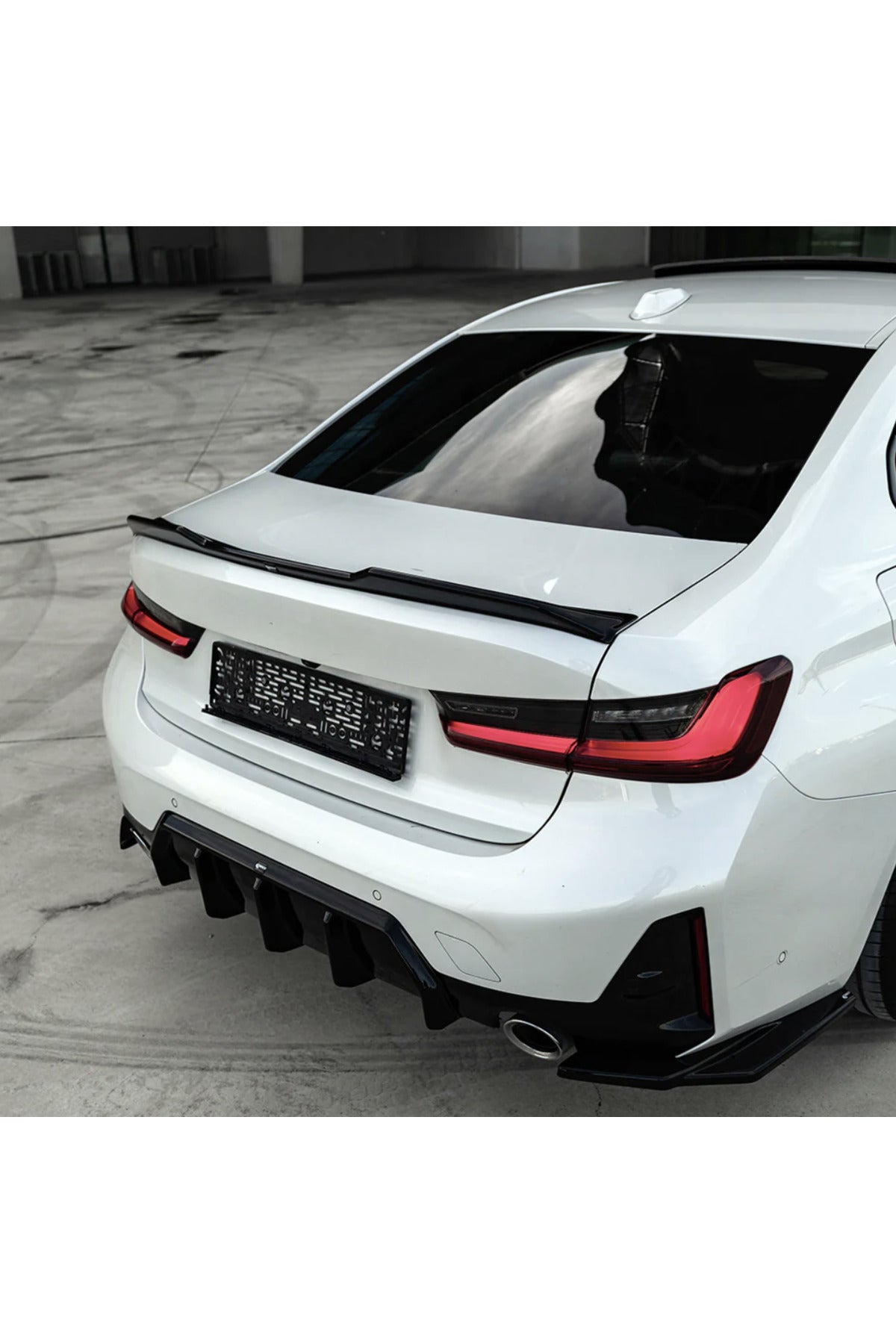 BMW 3 Serisi G20 2018+ Spoiler Piano Black Bagaj Üstü Spoiler Eki