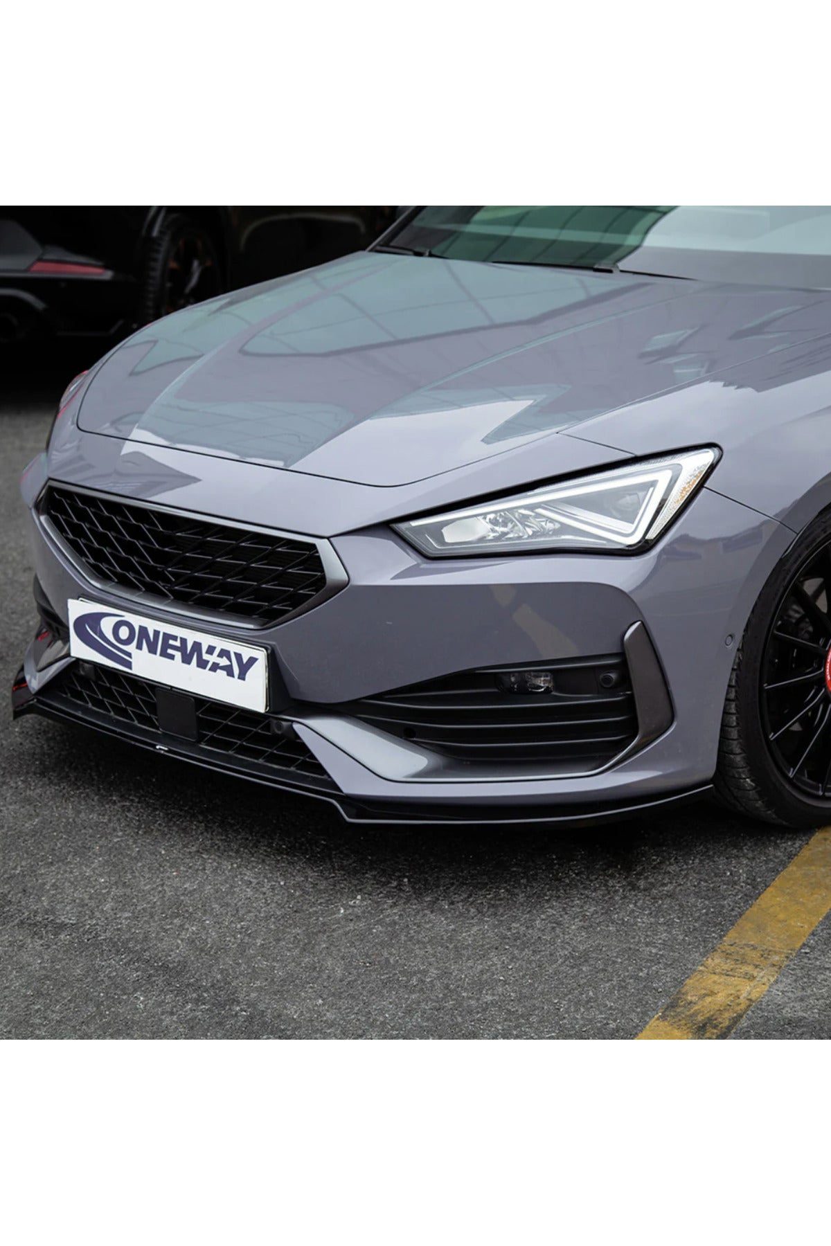 Cupra Leon 2020-2024 Ön Lip Parlak Siyah ABS Ön Tampon Alt Eki - TMZ Garage
