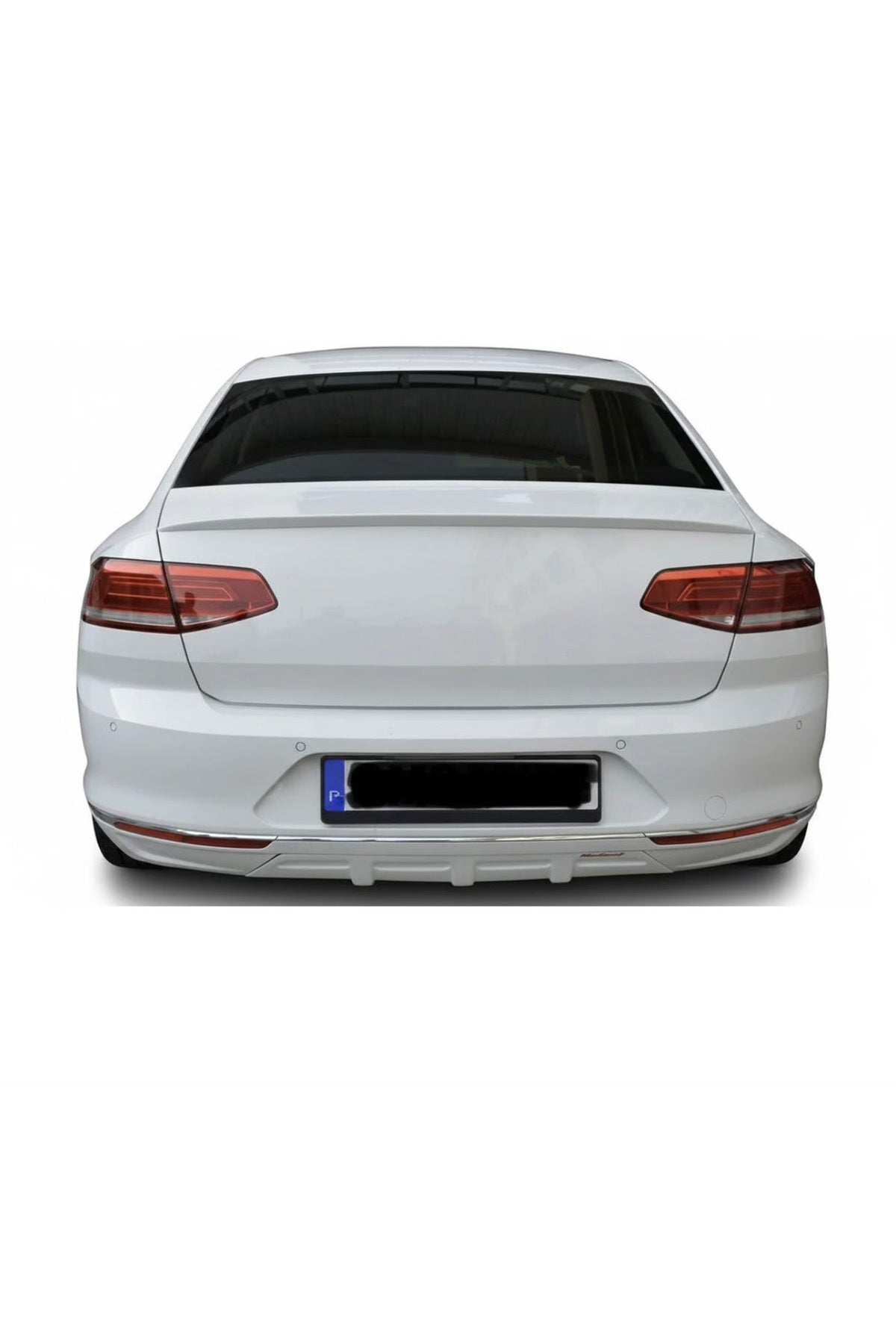 Volkswagen Passat B8 Geniş Spoiler | Boyalı Beyaz Bagaj Üstü Spoiler – Arka Üst Spoiler