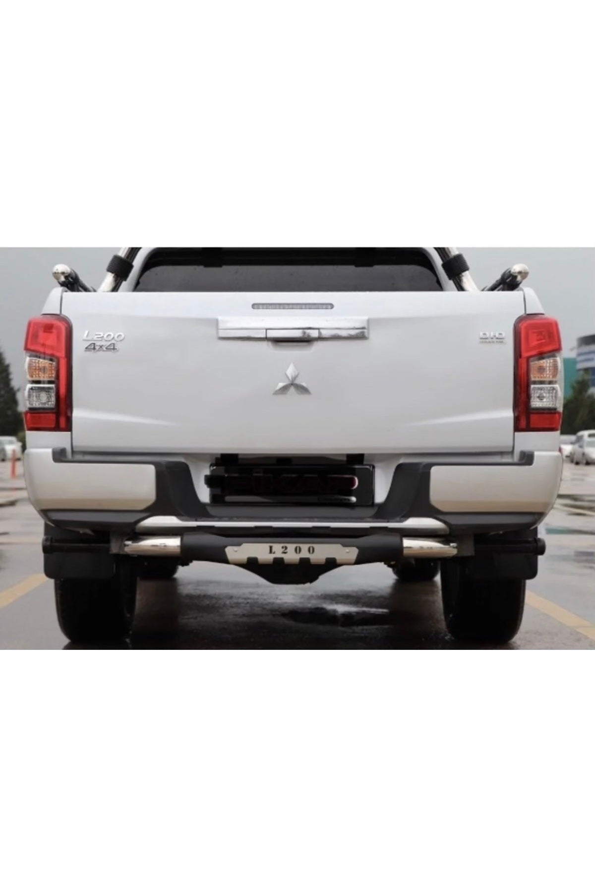 2007-2022 Mitsubishi L200 Arka Tampon Koruma Demiri Krom