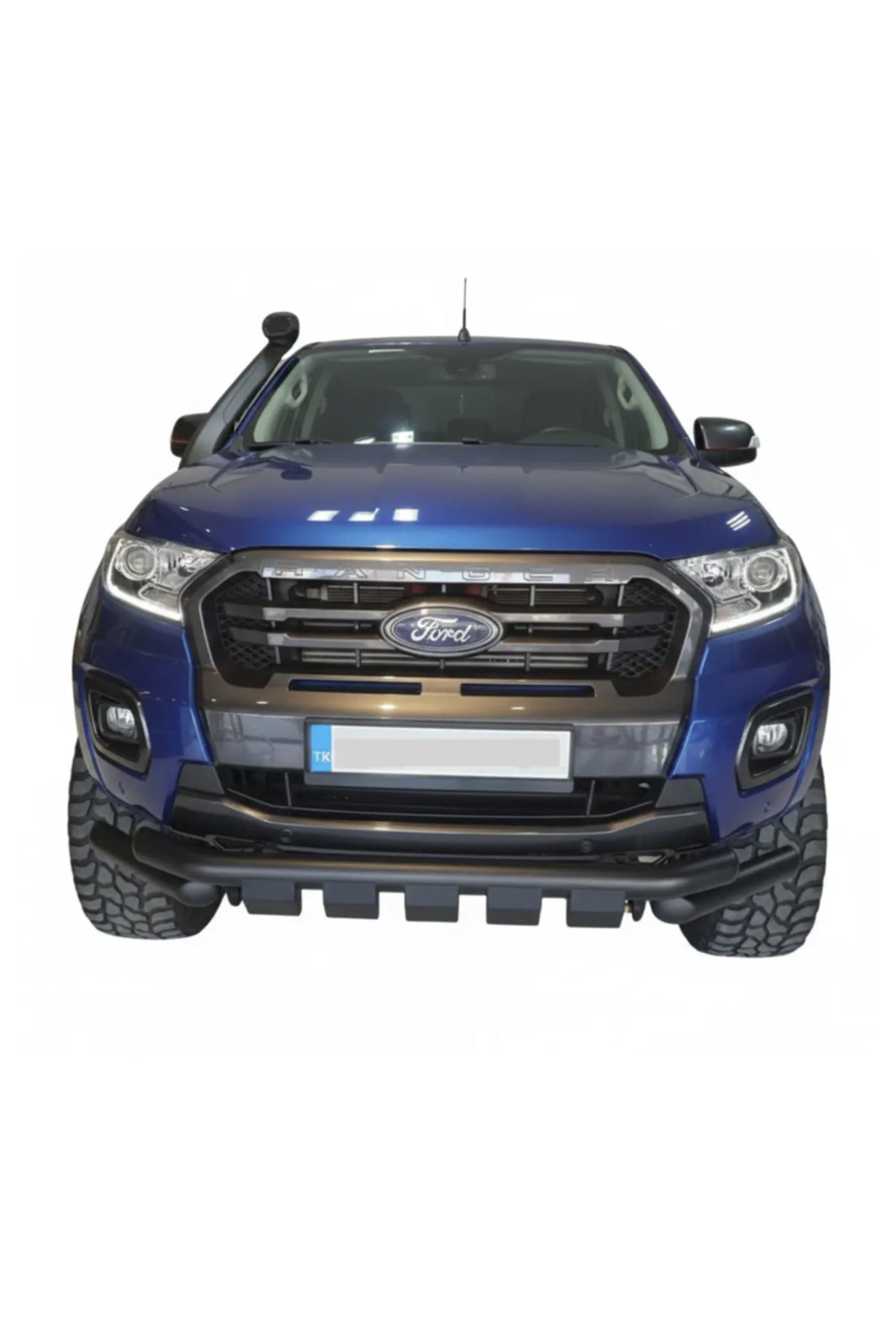 Ford Ranger T6 T7 T8 2012-2022 Shark Ön Tampon Koruma Demiri Siyah Off-Road Ön Koruma Barı - TMZ Garage