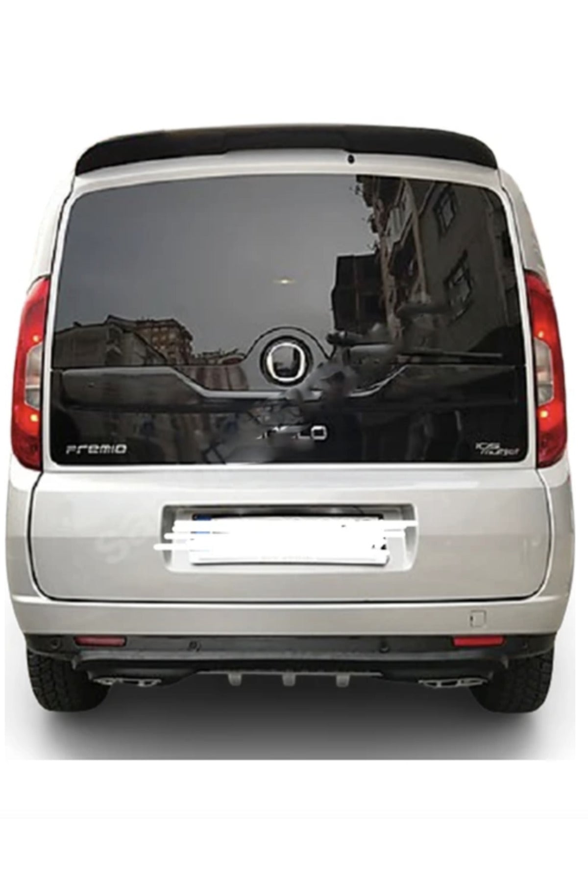 Fiat Doblo 2015+ Piano Black Arka Spoiler | Bagaj Üstü Spoiler – Parlak Siyah