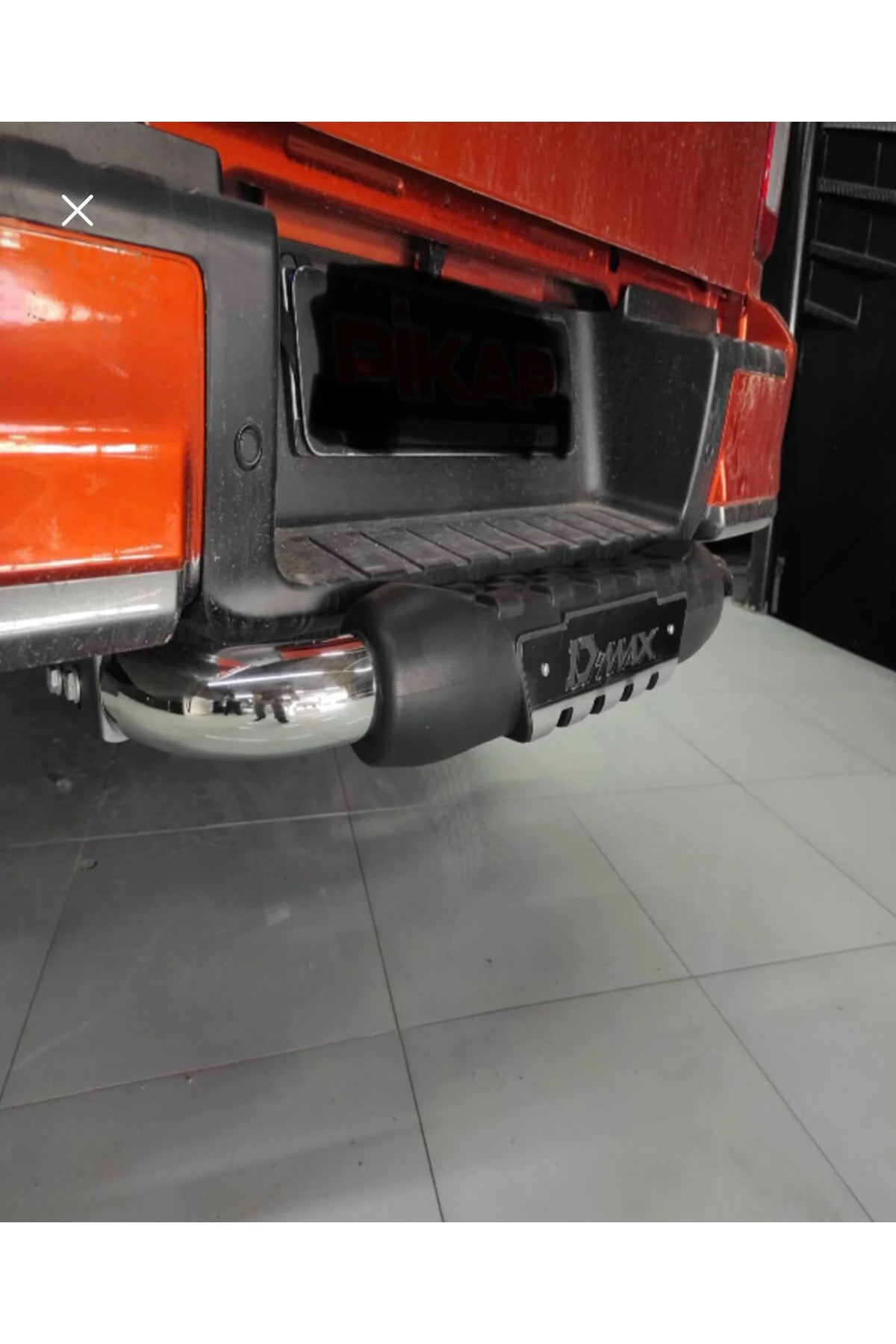 Tüm Isuzu D-Max Modellerine Uygun Arka Tampon Koruma Demiri Krom