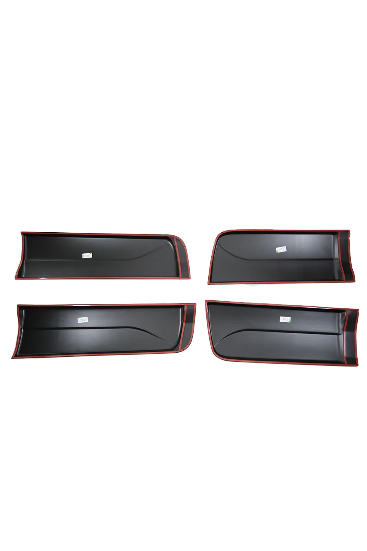 Ford Ranger T6 T7 T8 2012-2022 Kapı Kaplama Seti | Yan Kapı Koruma – Mat Siyah