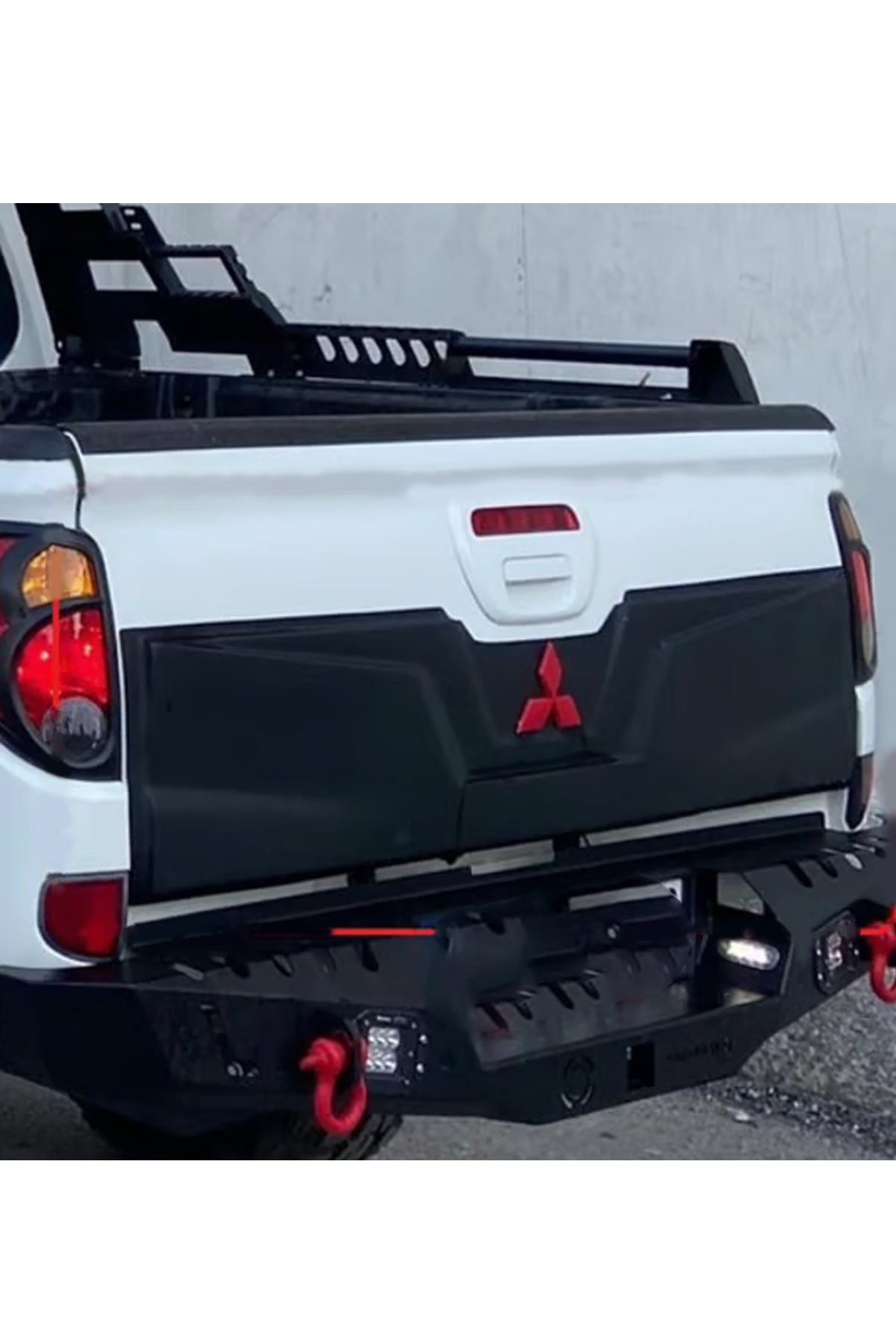 2007-2014 Mitsubishi L200 Arka Bagaj Yarım Kapak Kaplama Kabartma